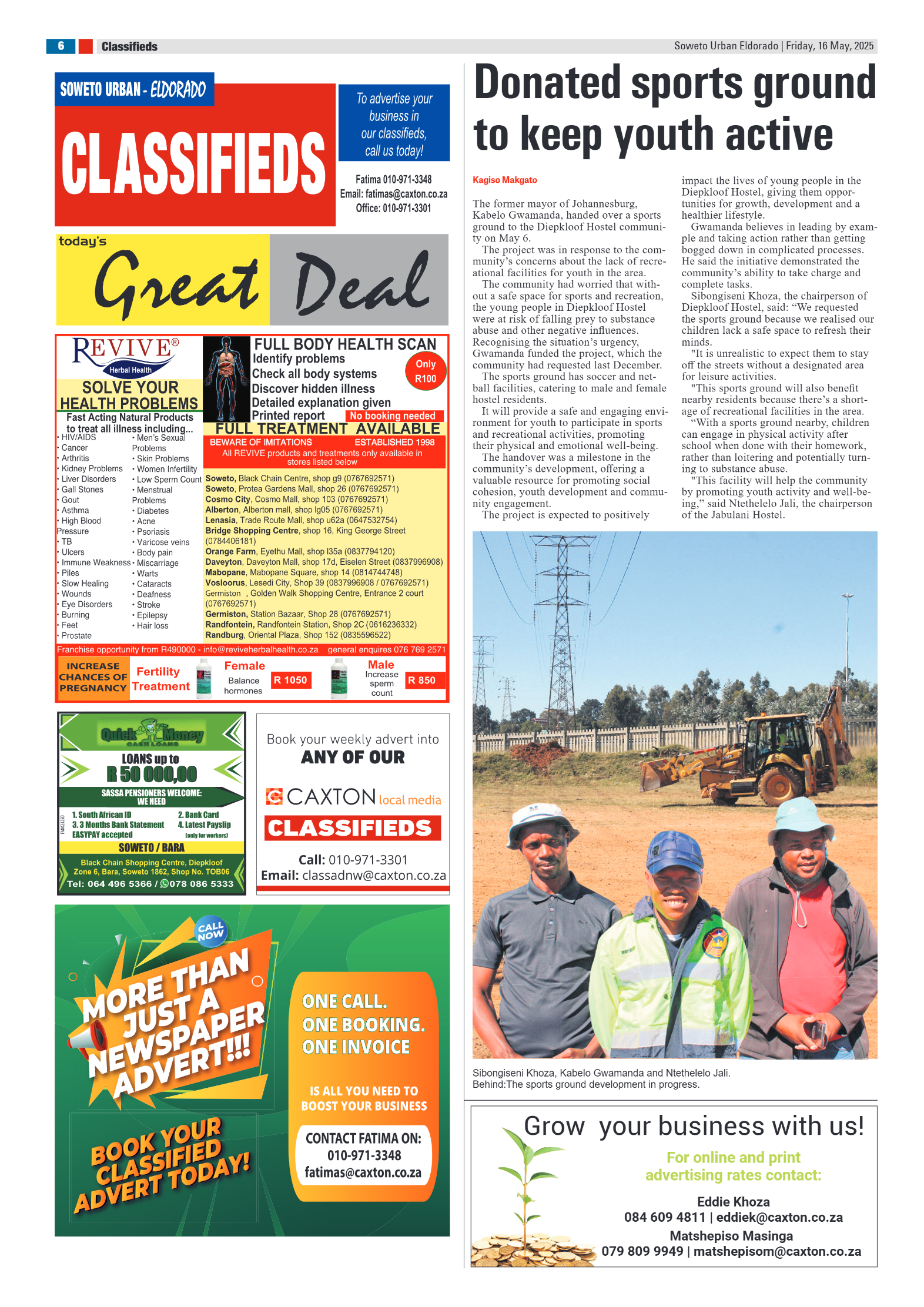 Eldorado: 16 May 2025 page 6