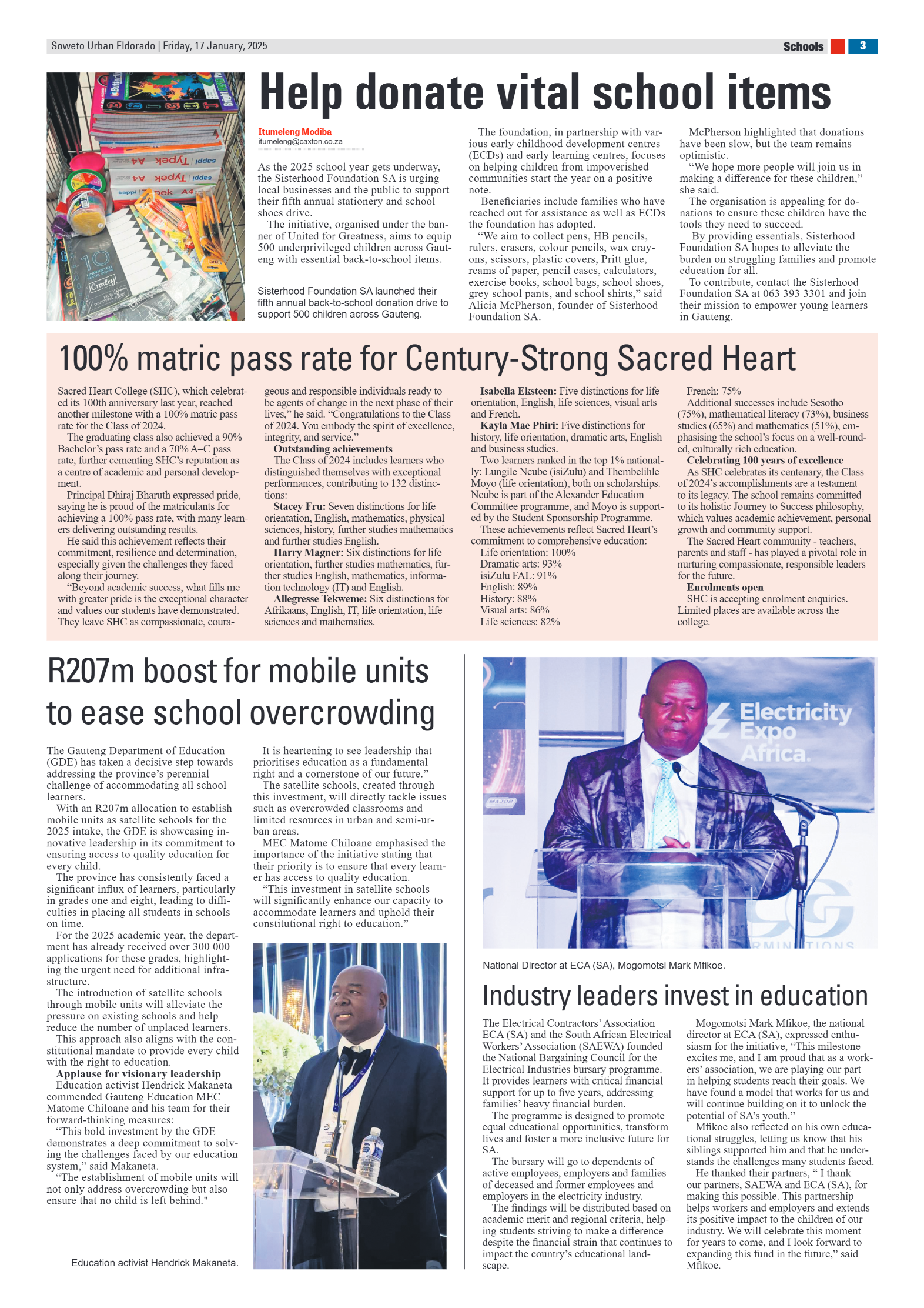 Eldorado: 17 January 2025 page 3