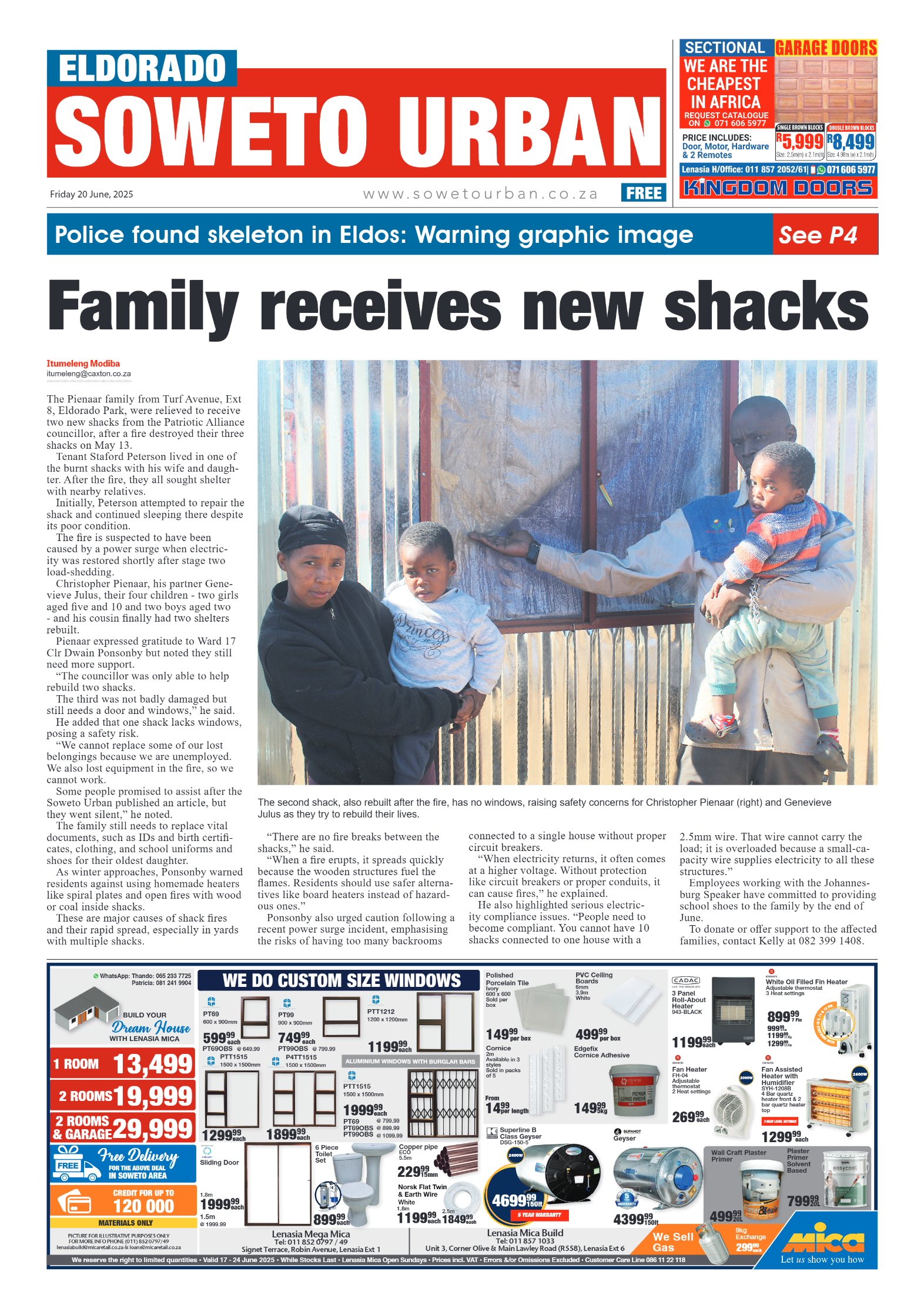 Eldorado: 20 June 2025 page 1