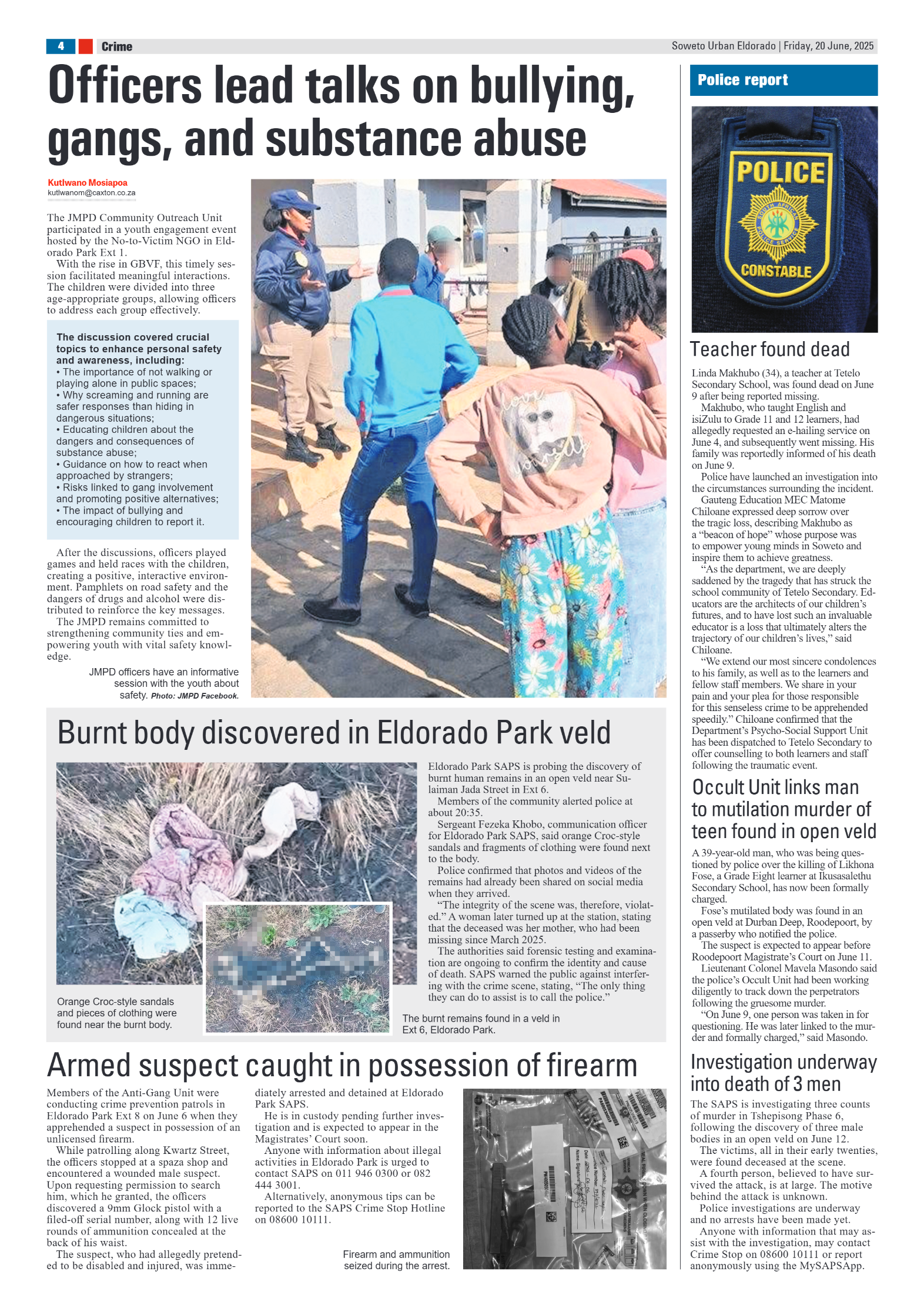 Eldorado: 20 June 2025 page 4