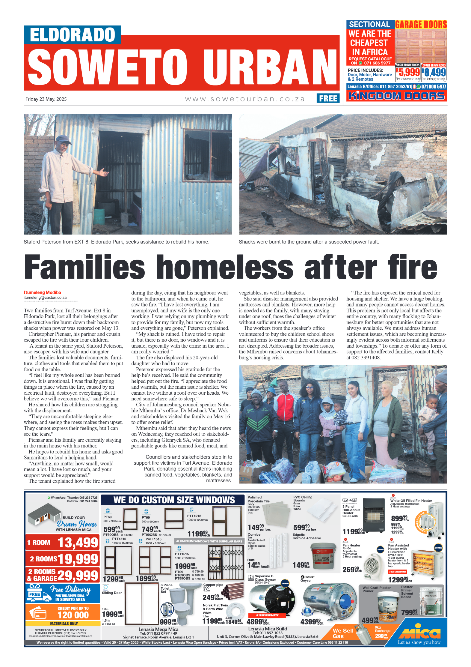 Eldorado: 23 May 2025 page 1