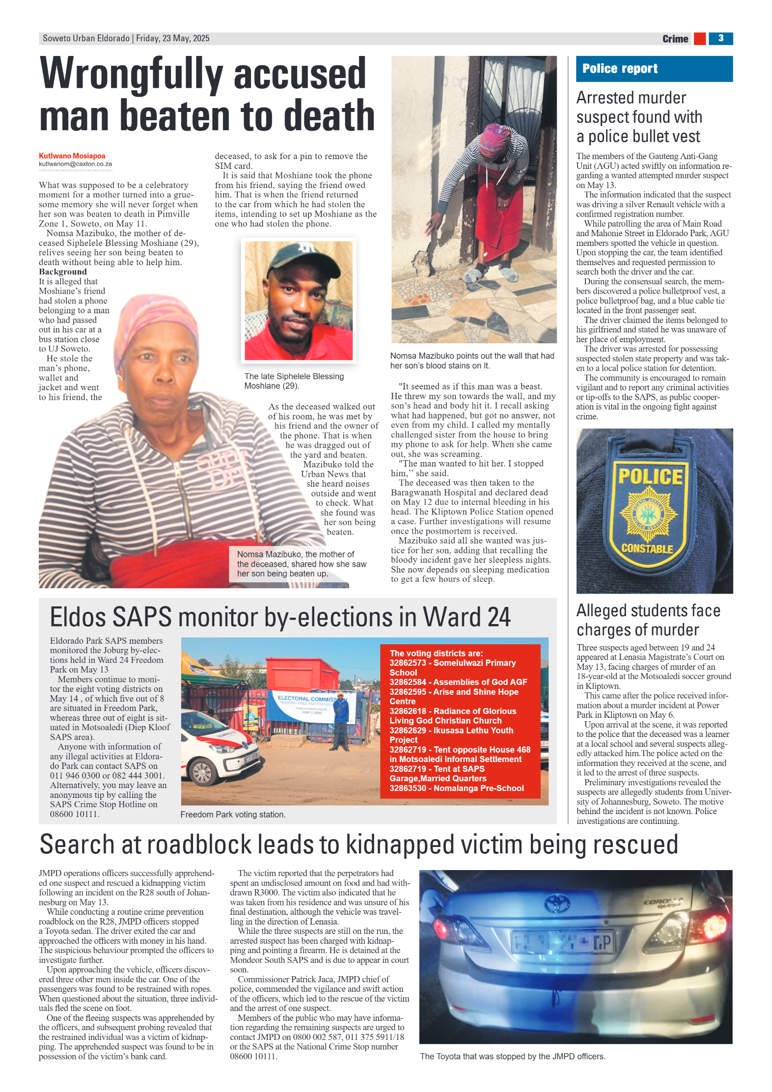 Eldorado: 23 May 2025 page 3