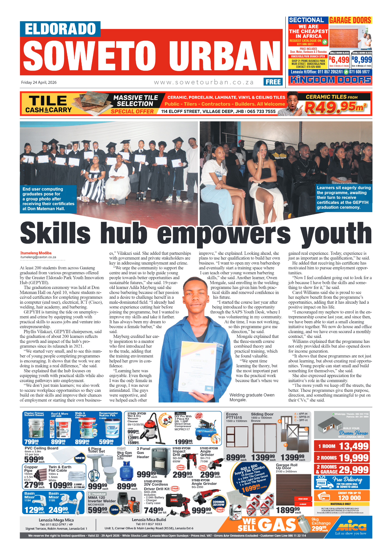 Eldorado: 24 April 2026 page 1