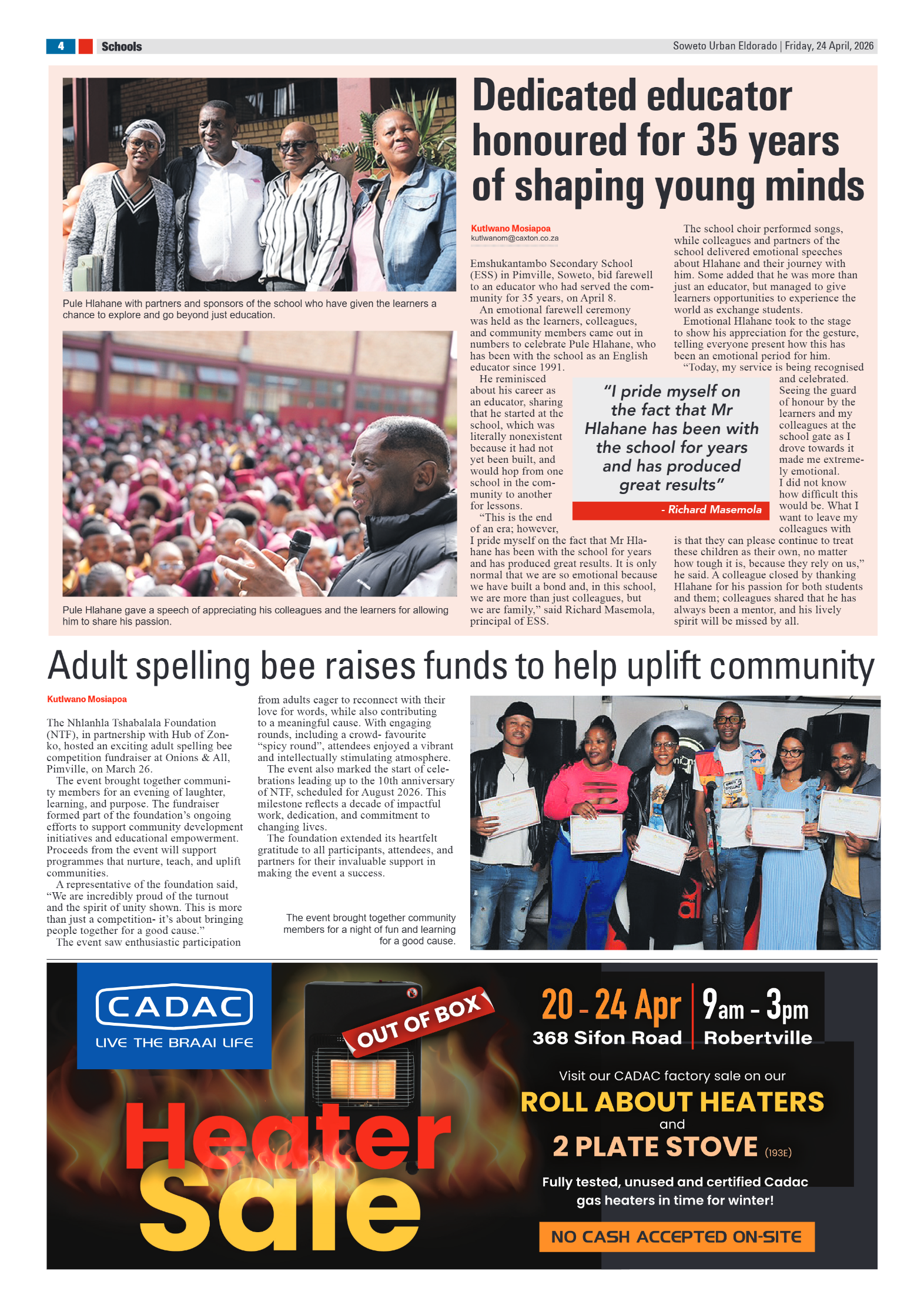 Eldorado: 24 April 2026 page 4