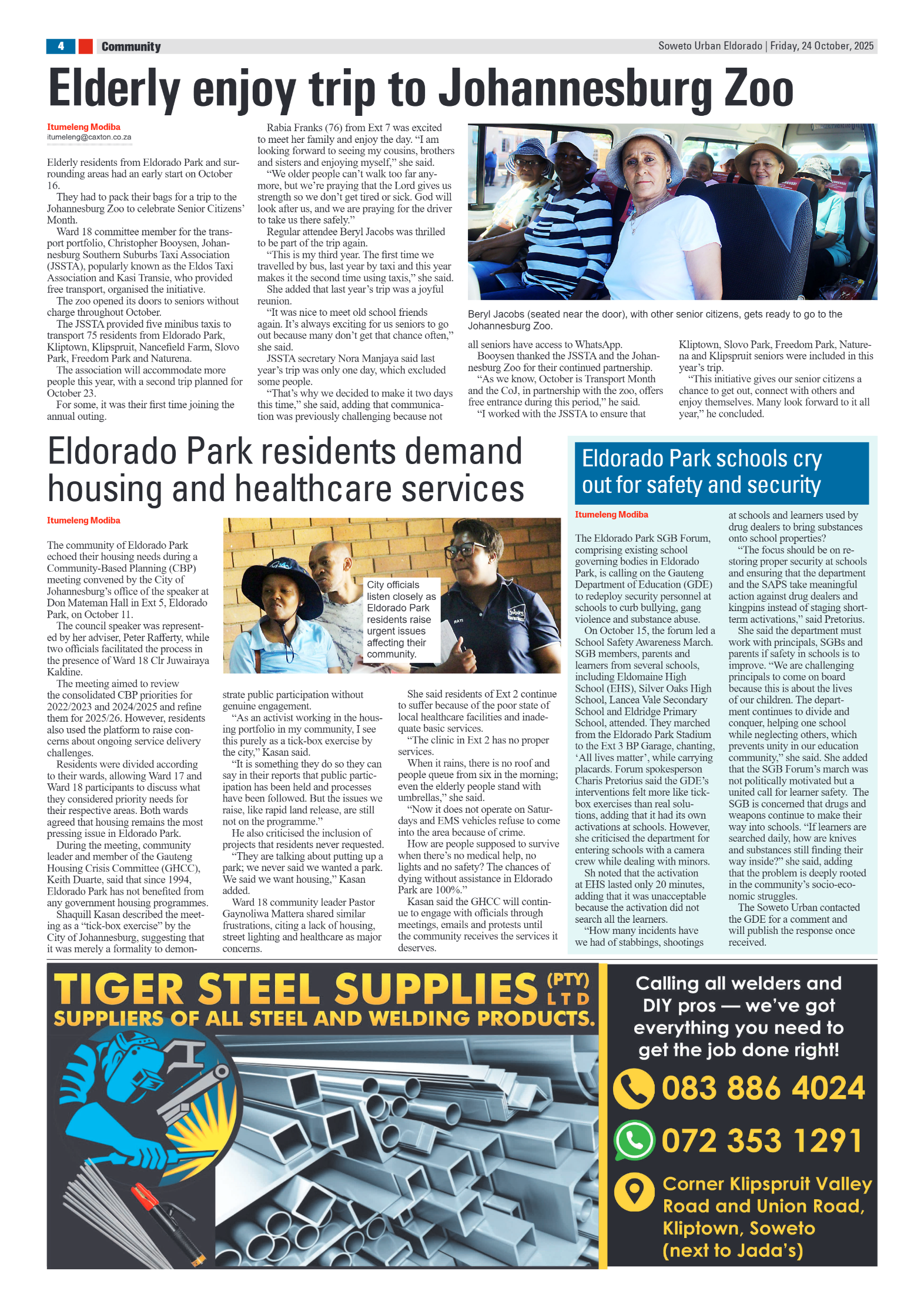 Eldorado: 24 October 2025 page 4