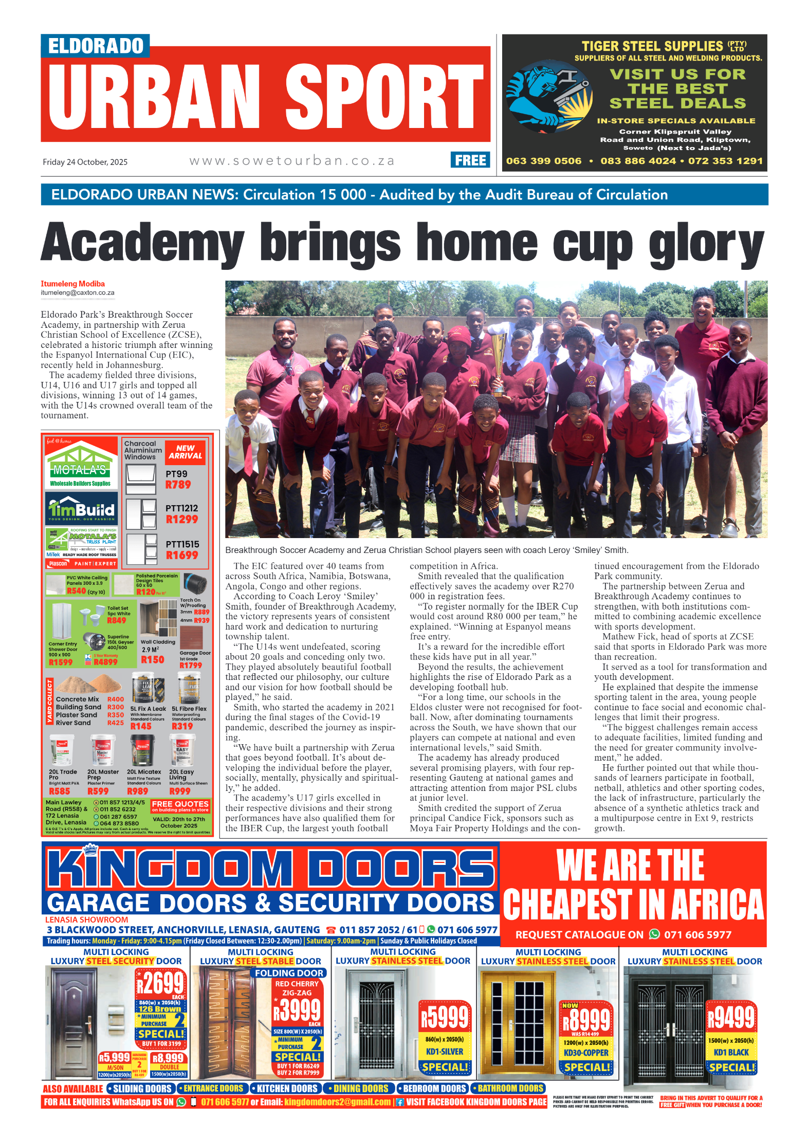 Eldorado: 24 October 2025 page 8