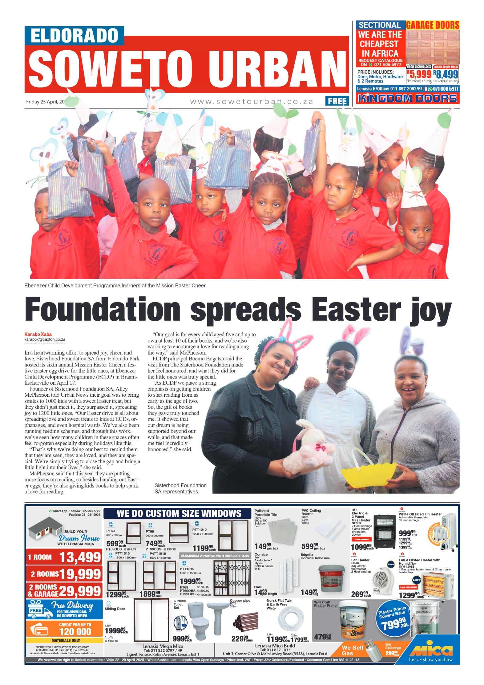 Eldorado: 25 April 2025 page 1