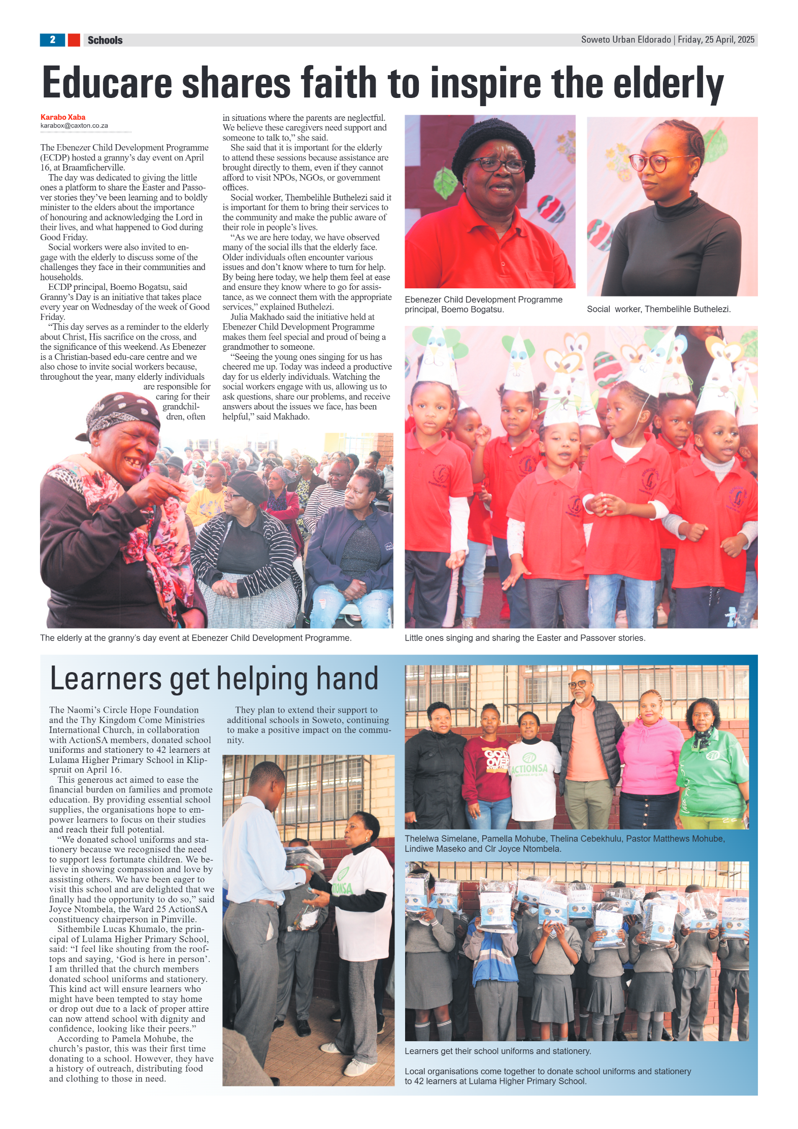 Eldorado: 25 April 2025 page 2