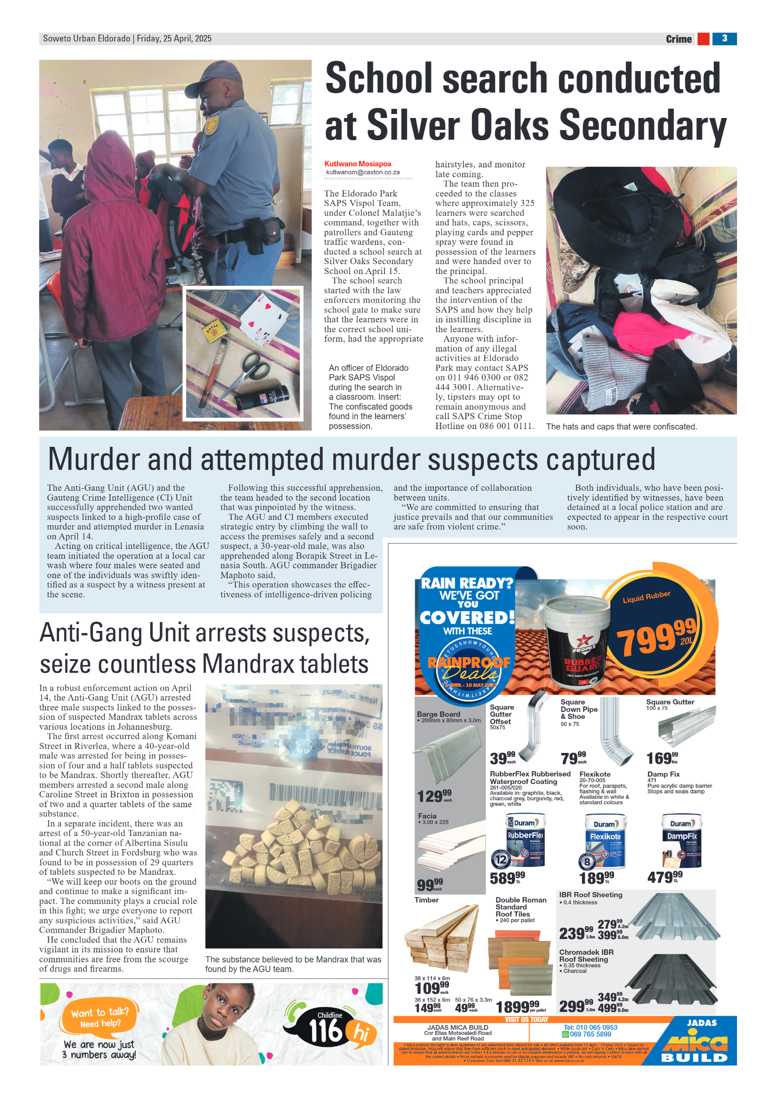 Eldorado: 25 April 2025 page 3