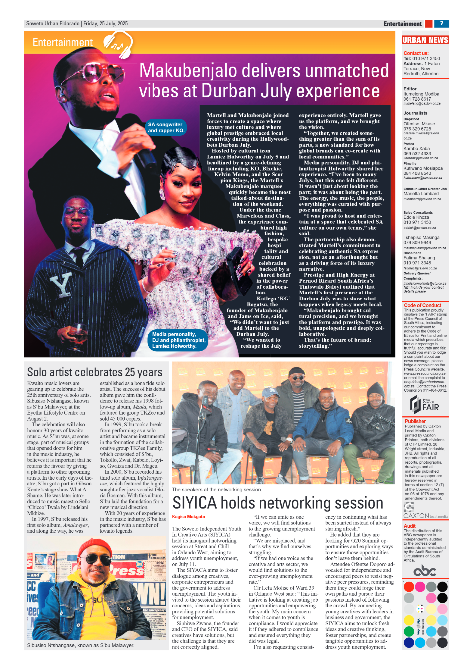 Eldorado: 25 July 2025 page 7