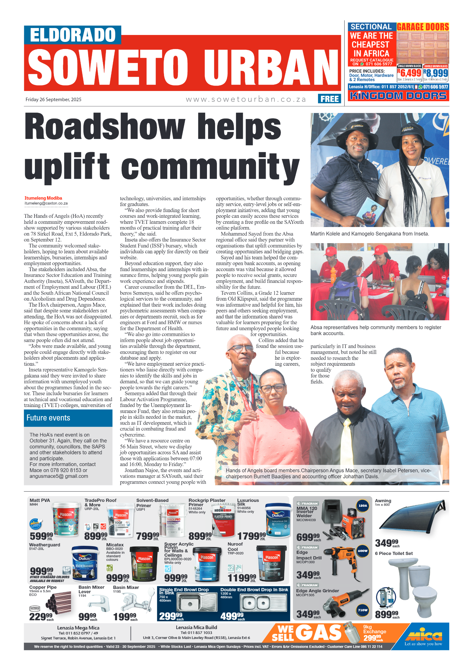 Eldorado: 26 September 2025 page 1