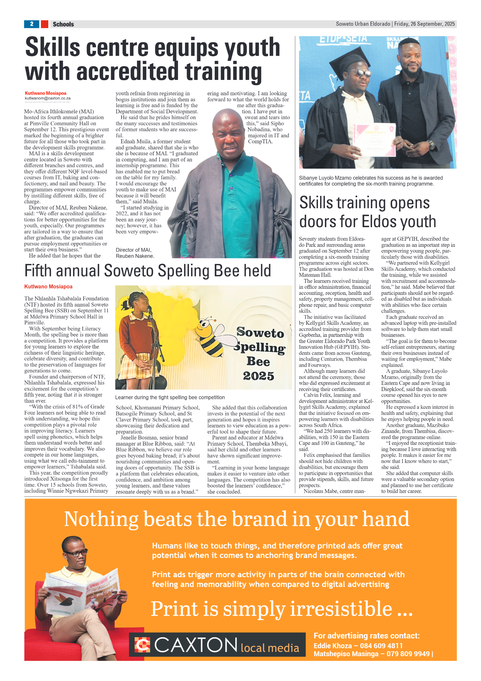 Eldorado: 26 September 2025 page 2