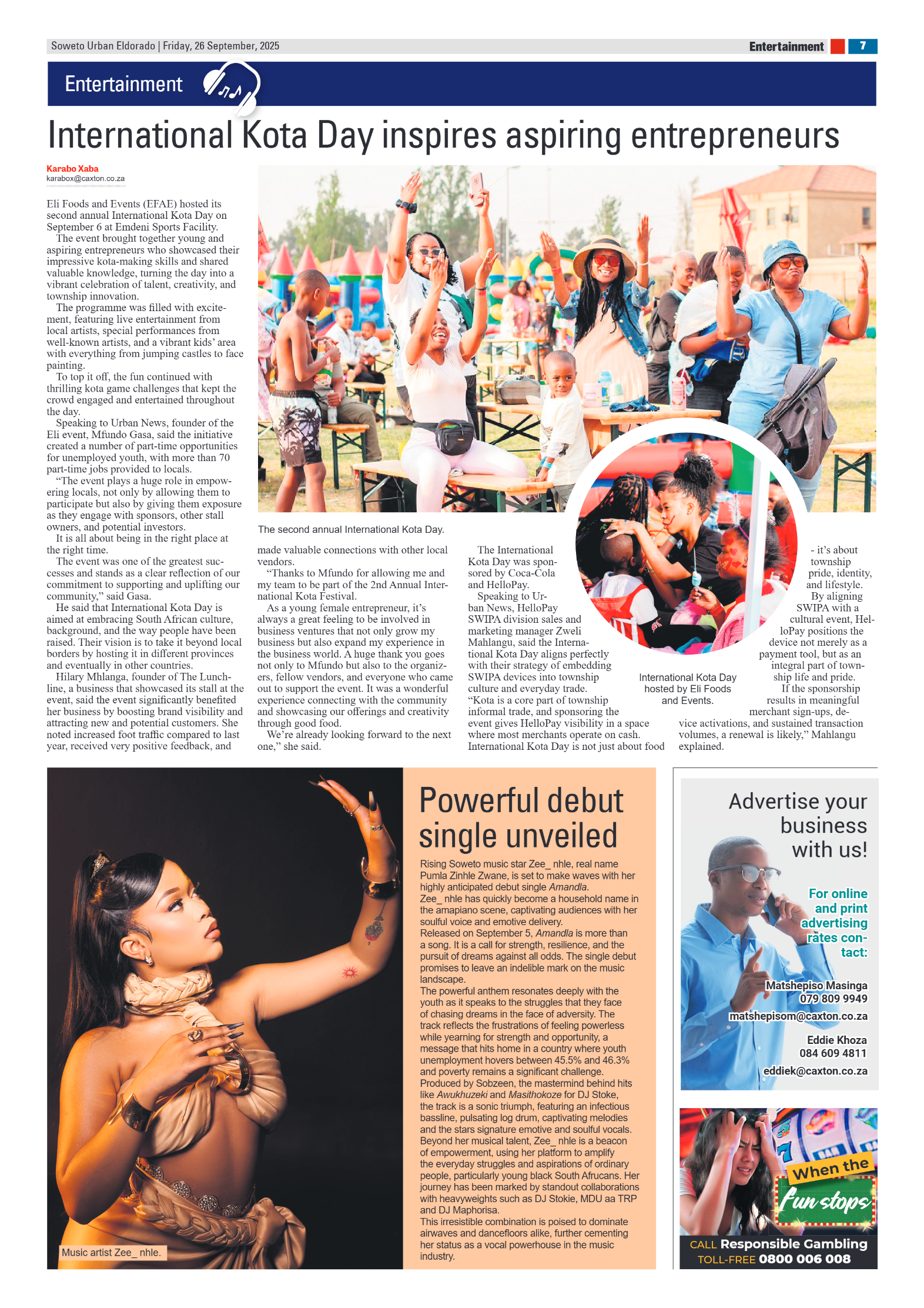 Eldorado: 26 September 2025 page 7