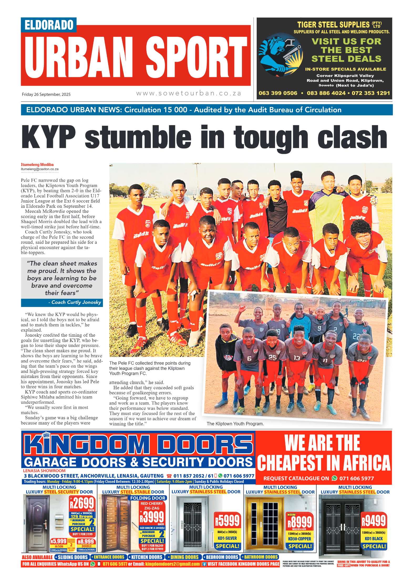 Eldorado: 26 September 2025 page 8