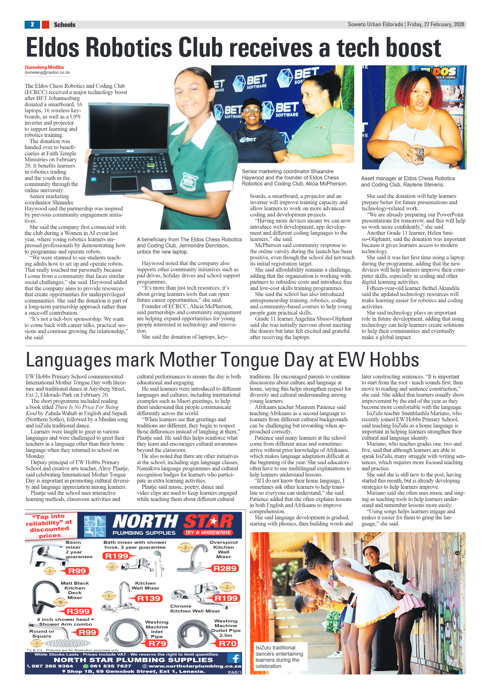 Eldorado: 27 February 2026 page 2