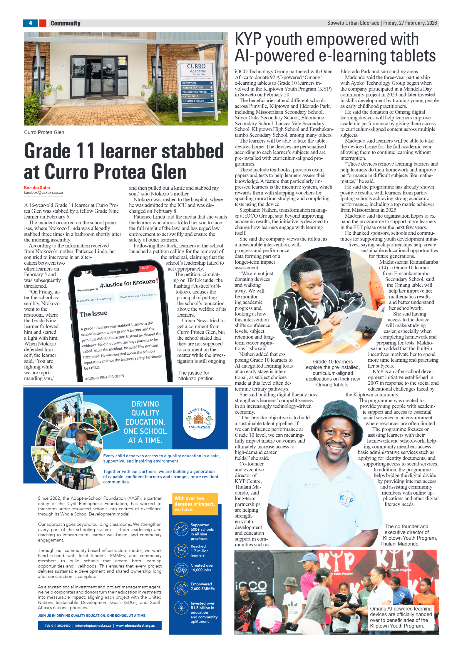 Eldorado: 27 February 2026 page 4