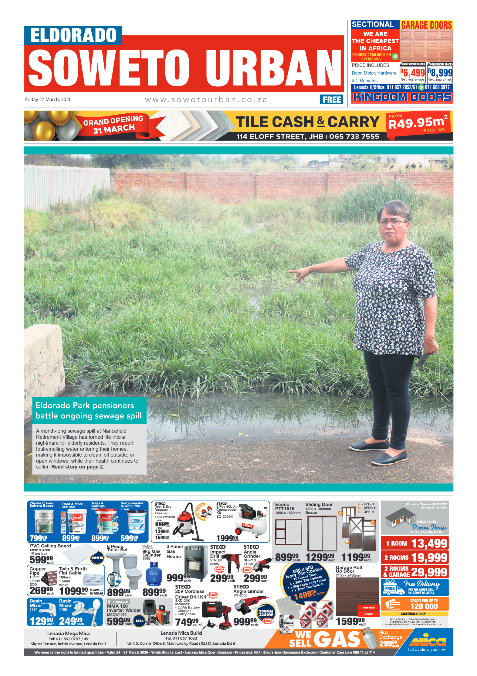 Eldorado: 27 March 2026 page 1