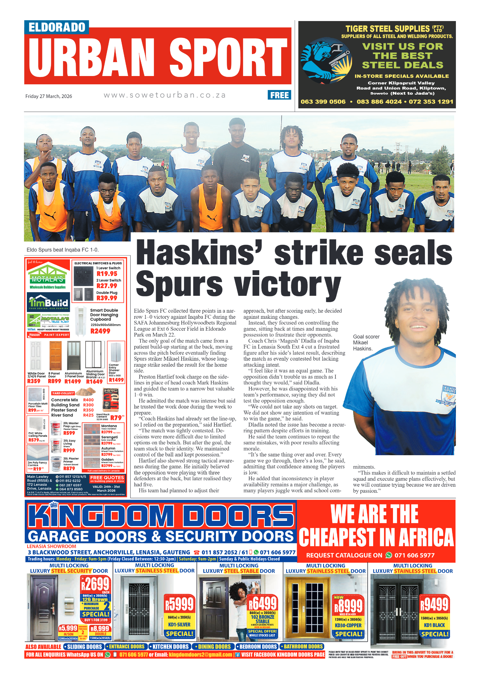 Eldorado: 27 March 2026 page 8