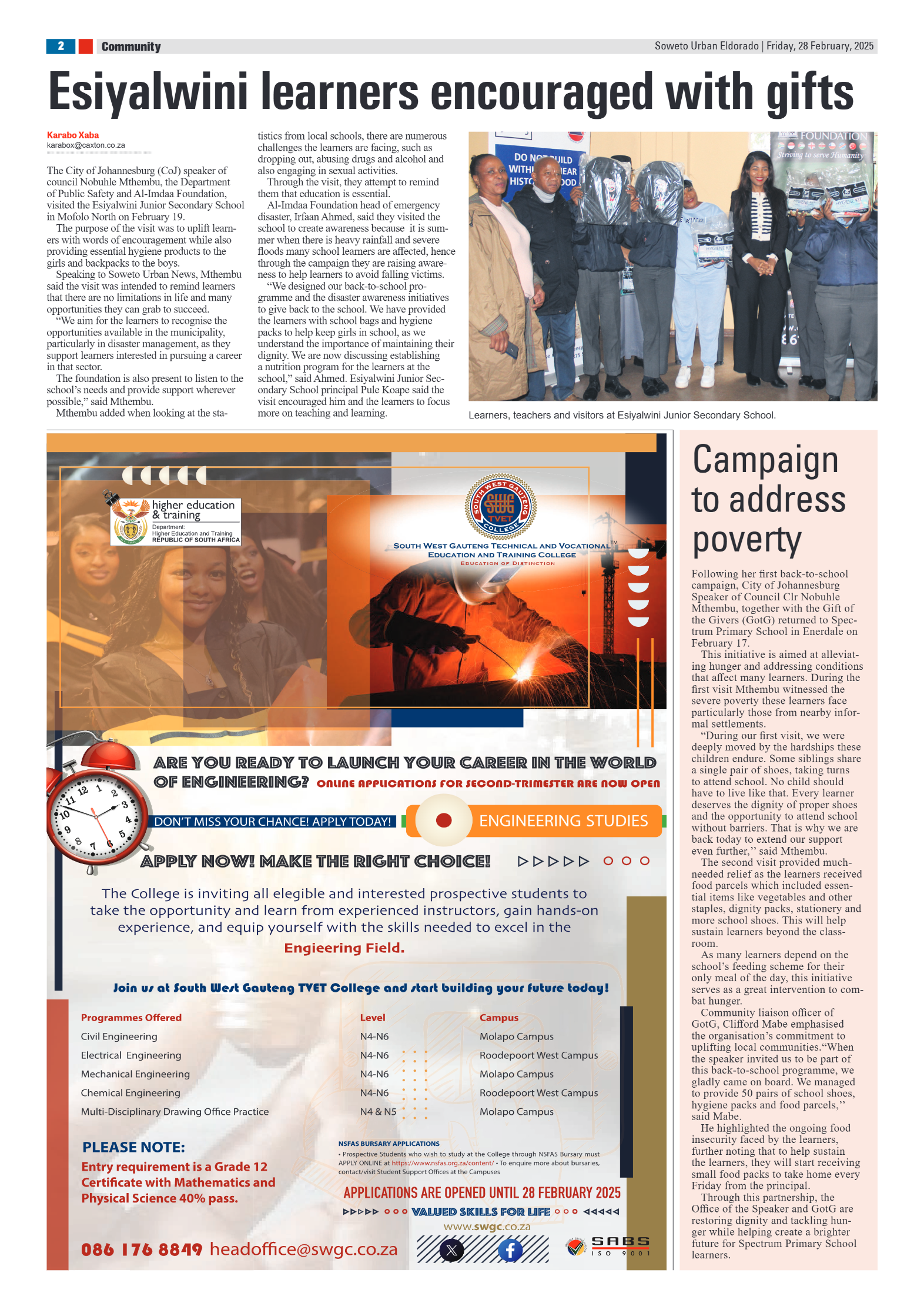 Eldorado: 28 February 2025 page 2