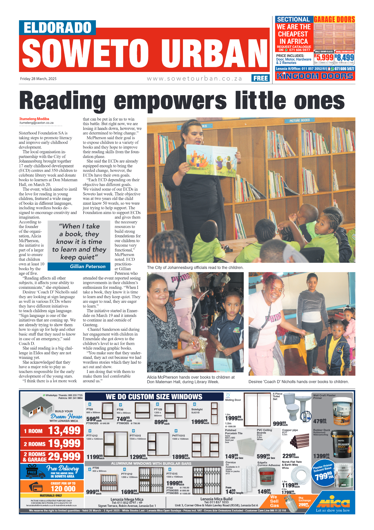 Eldorado: 28 March 28 page 1
