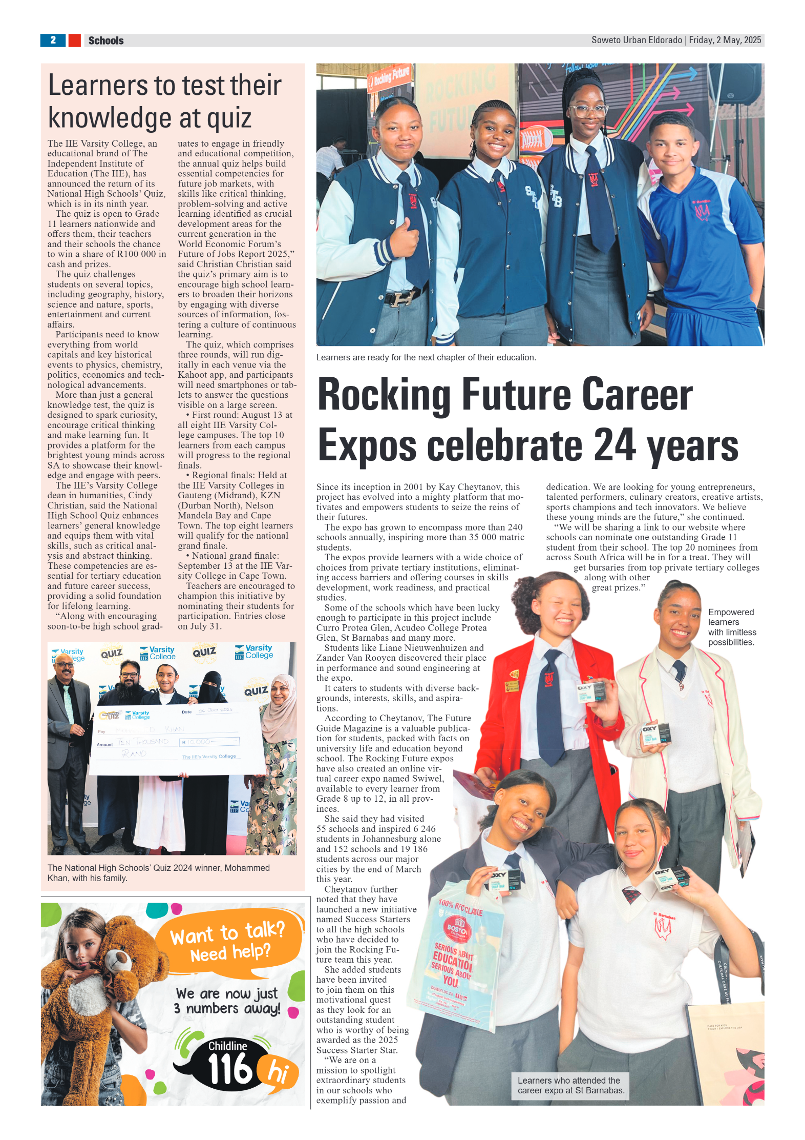 Eldorado: 2 May 2025 page 2