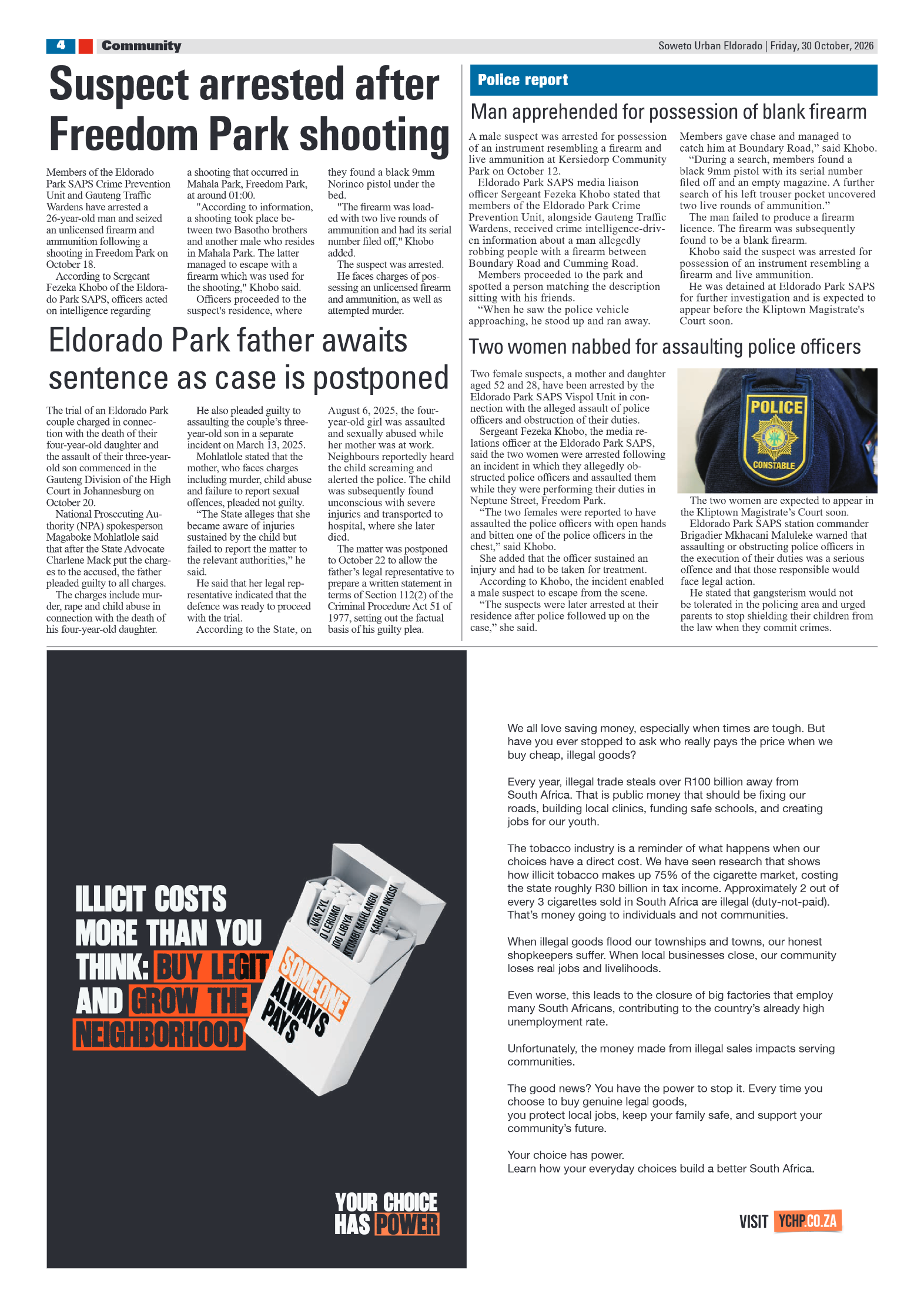 Eldorado 30 October 2026 page 4