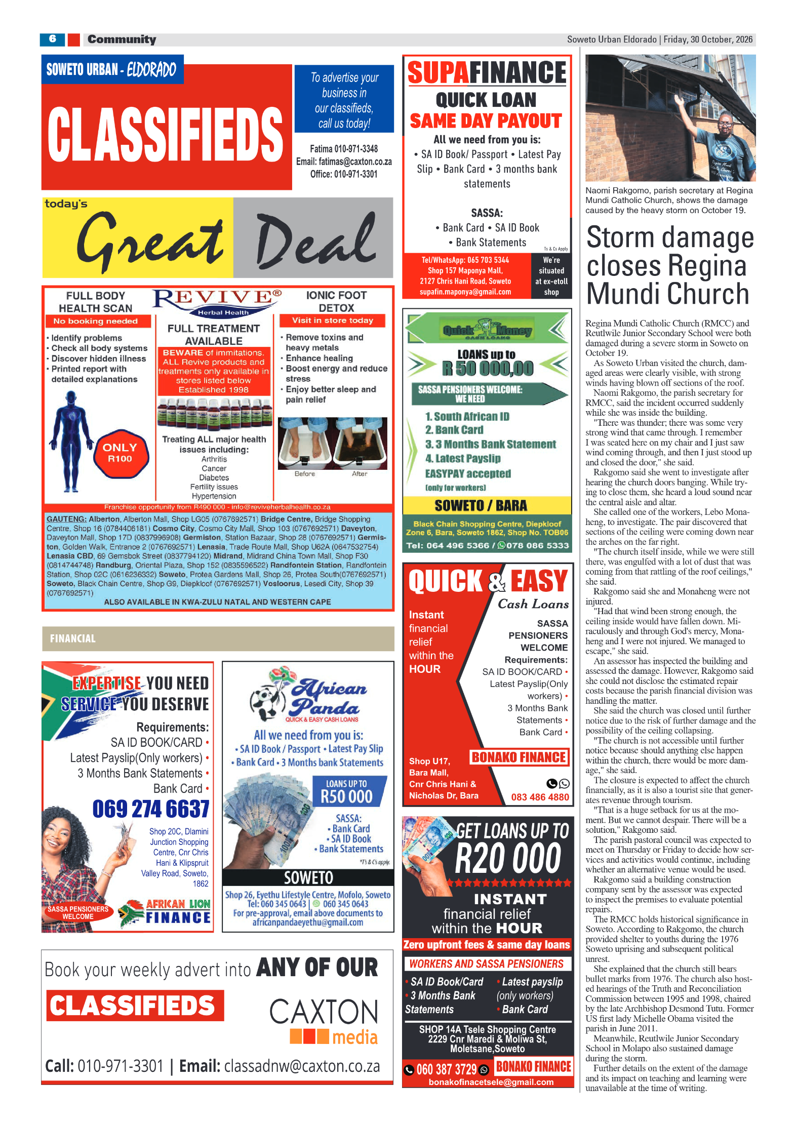 Eldorado 30 October 2026 page 6