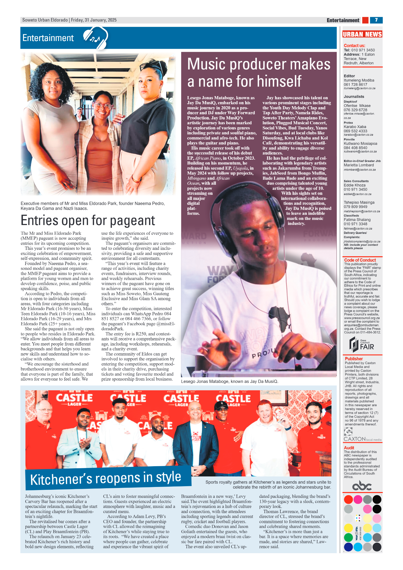 Eldorado: 31 January 2025 page 7