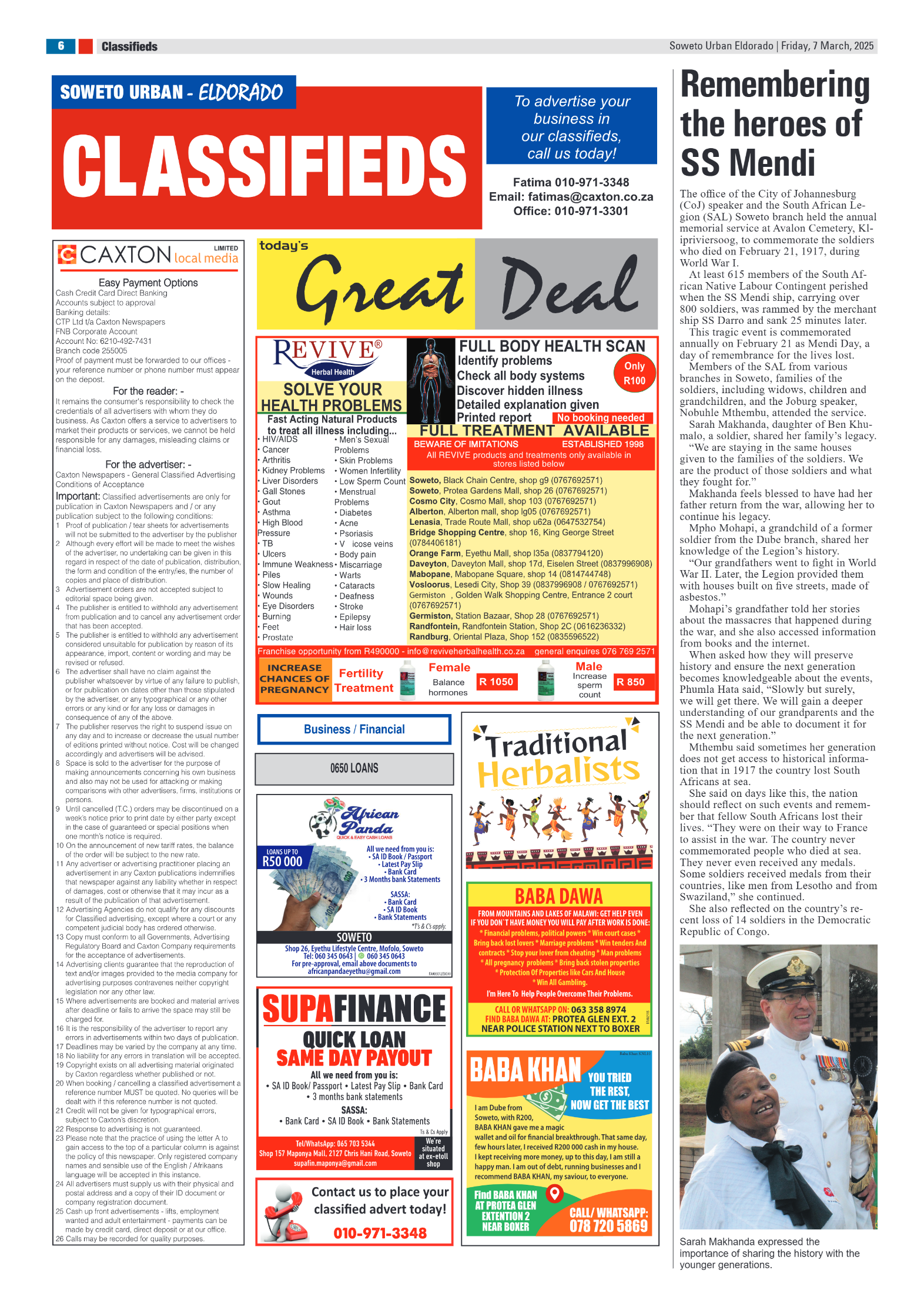 Eldorado: 07 March 2025 page 6