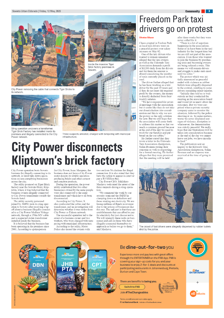 Eldorado: 12 May 2023 page 3