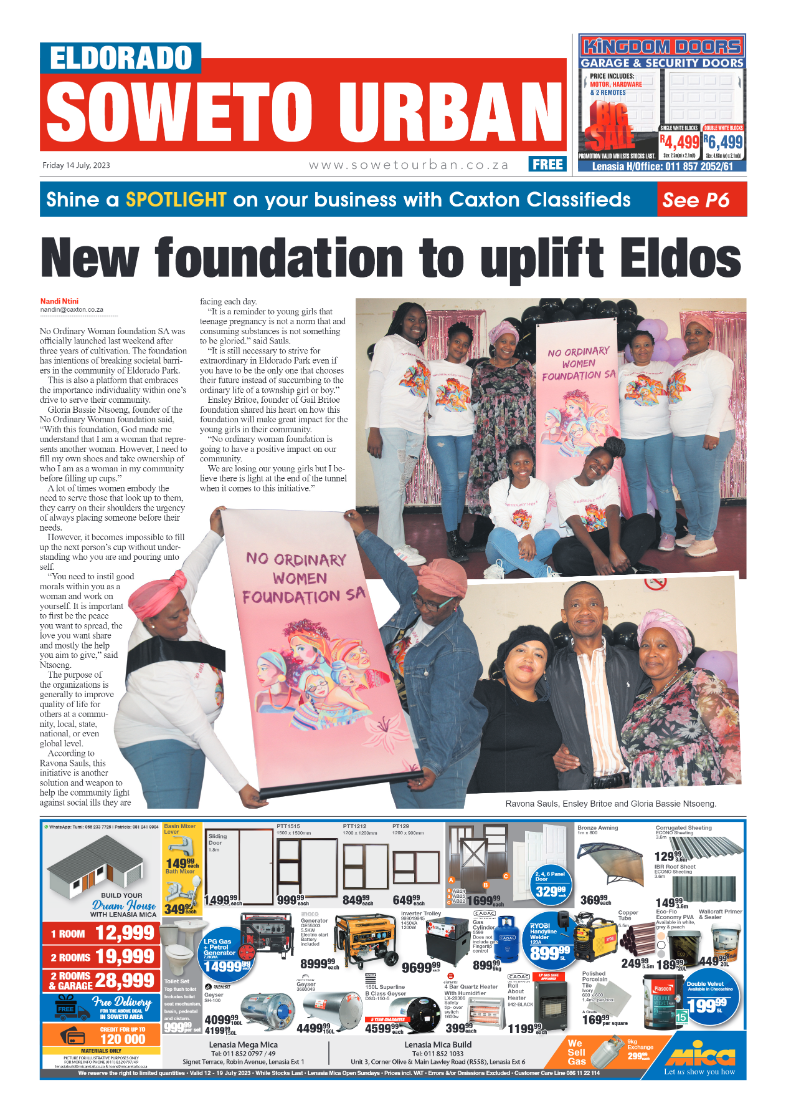 Eldorado: 14 July 2023 page 1