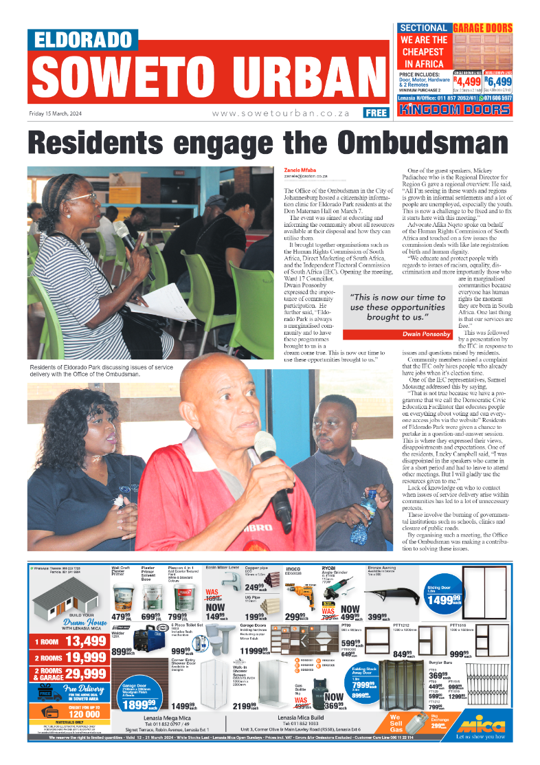Eldorado: 15 March 2024 page 1