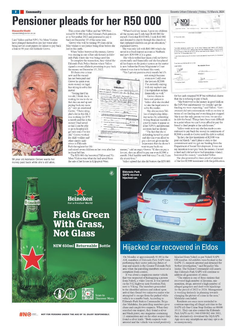 Eldorado: 15 March 2024 page 2
