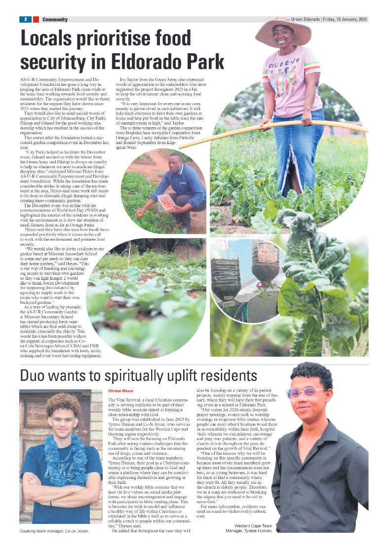Eldorado: 19 January 2024 page 2
