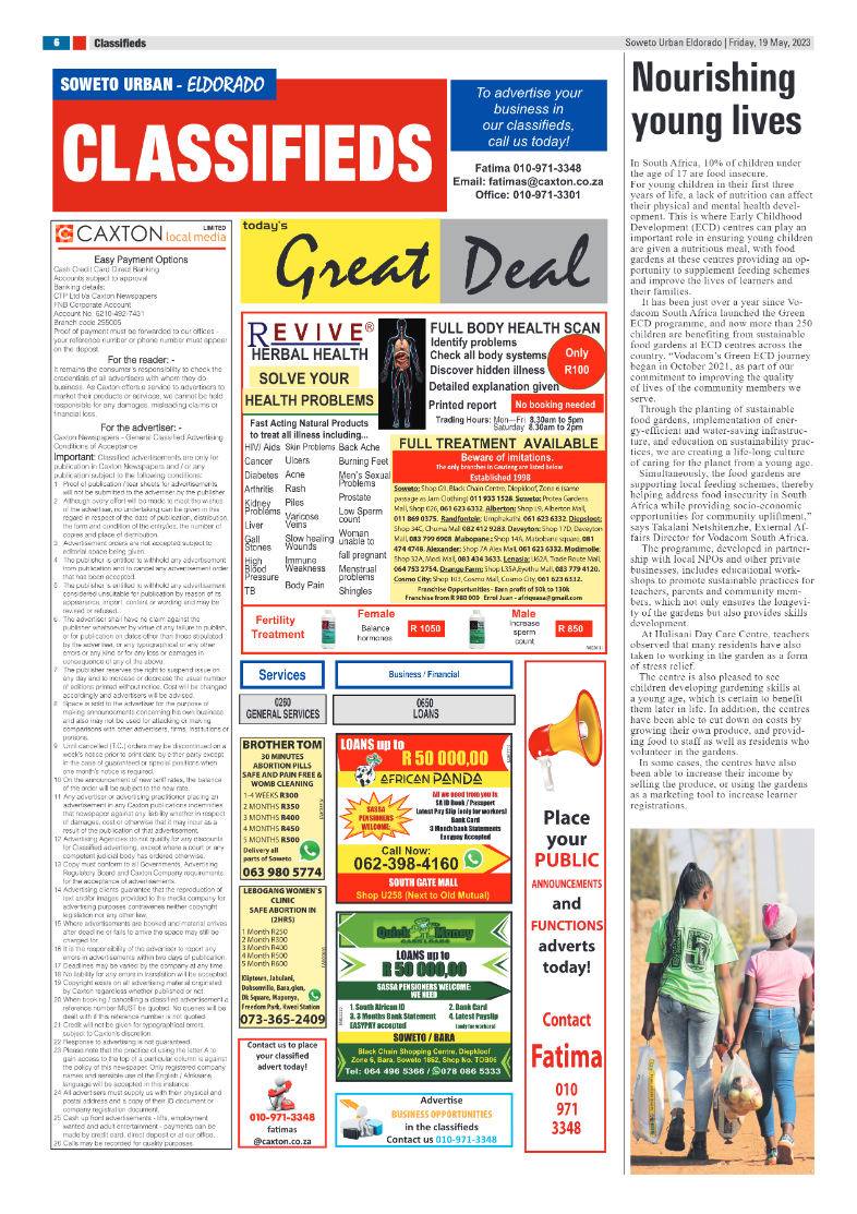 Eldorado: 19 May 2023 page 6