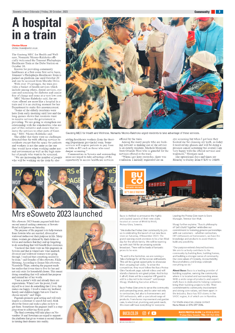 Eldorado: 20 October 2023 page 3