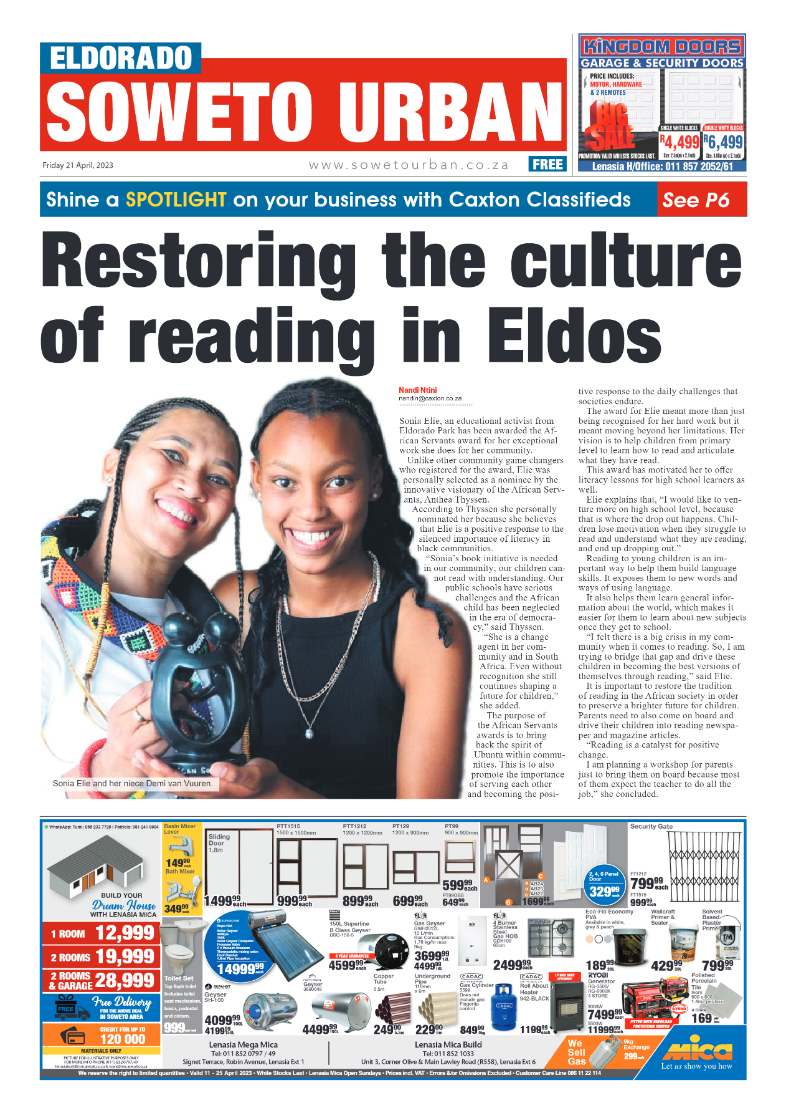 Eldorado: 21 April 2023 page 1