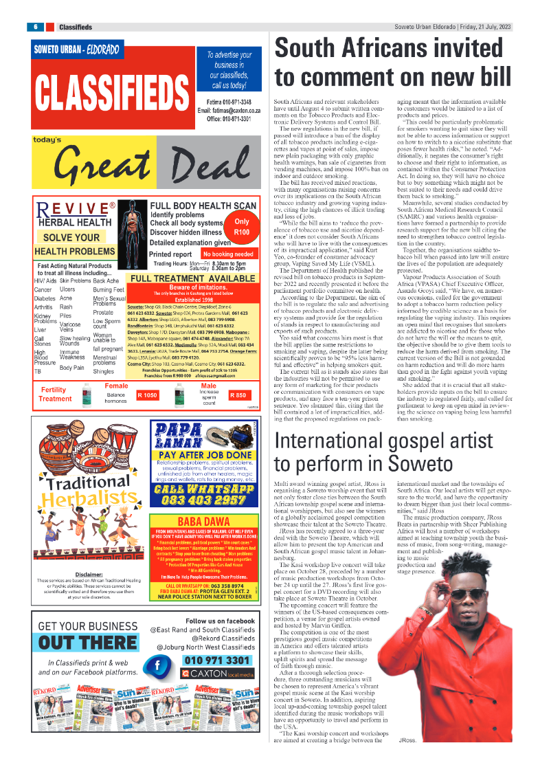 Eldorado: 21 July 2023 page 6