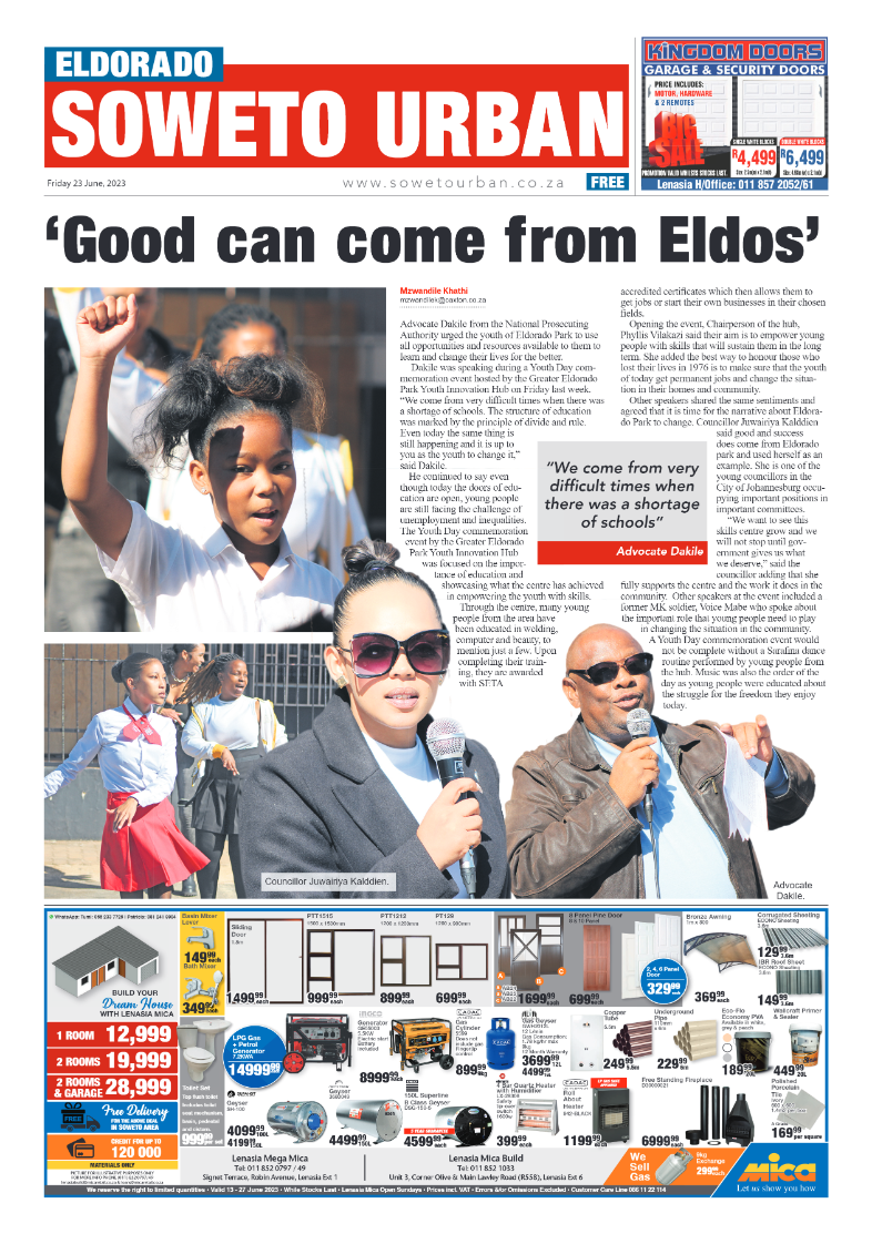 Eldorado: 23 June 2023 page 1