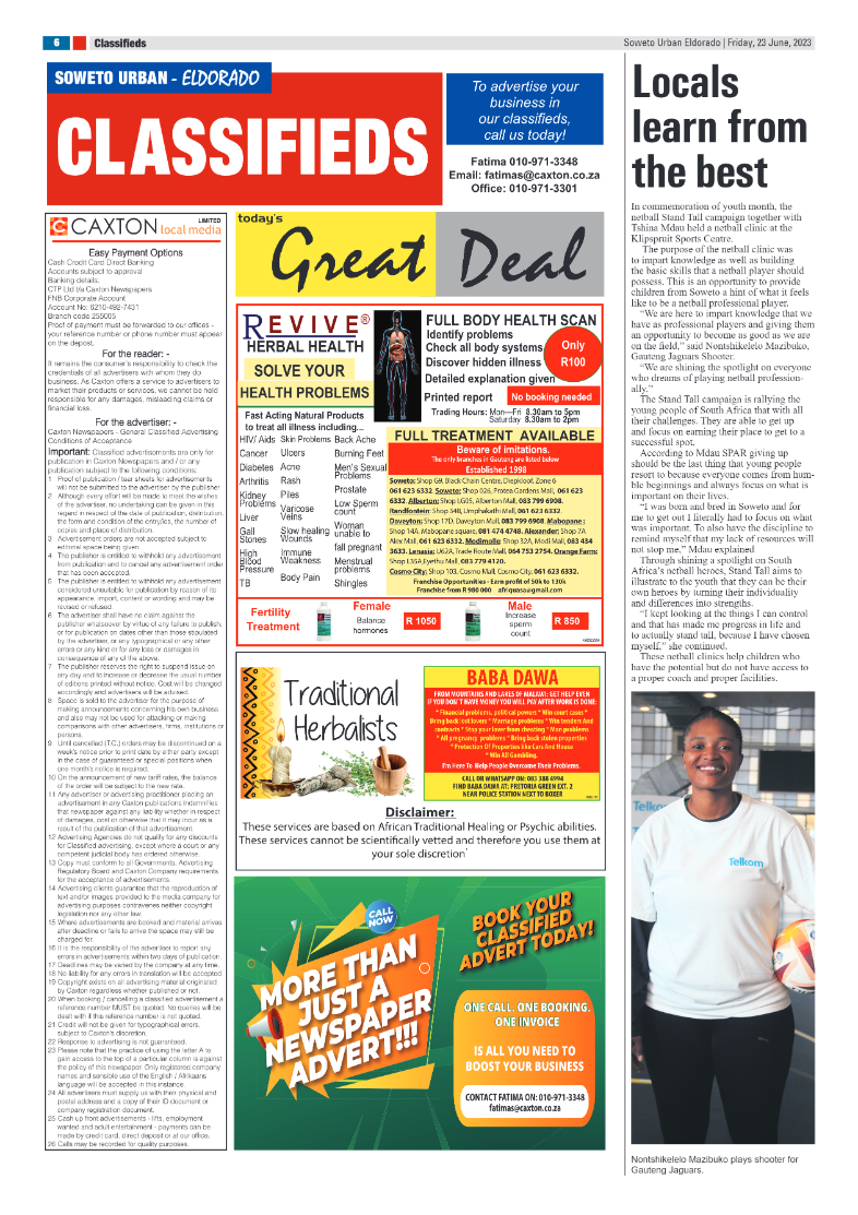Eldorado: 23 June 2023 page 6