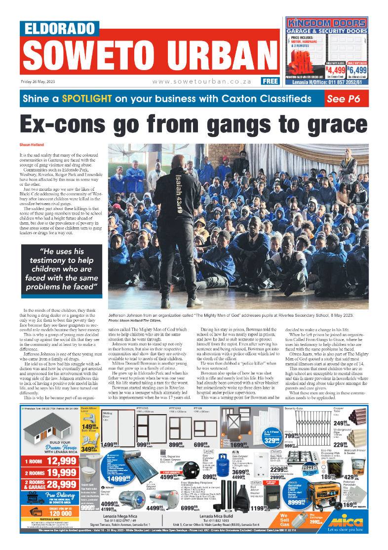 Eldorado: 26 May 2023 page 1
