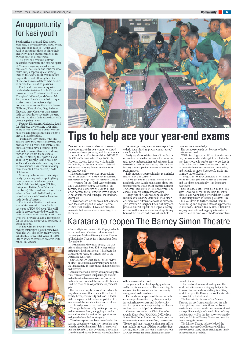 Eldorado: 03 November 2023 page 5