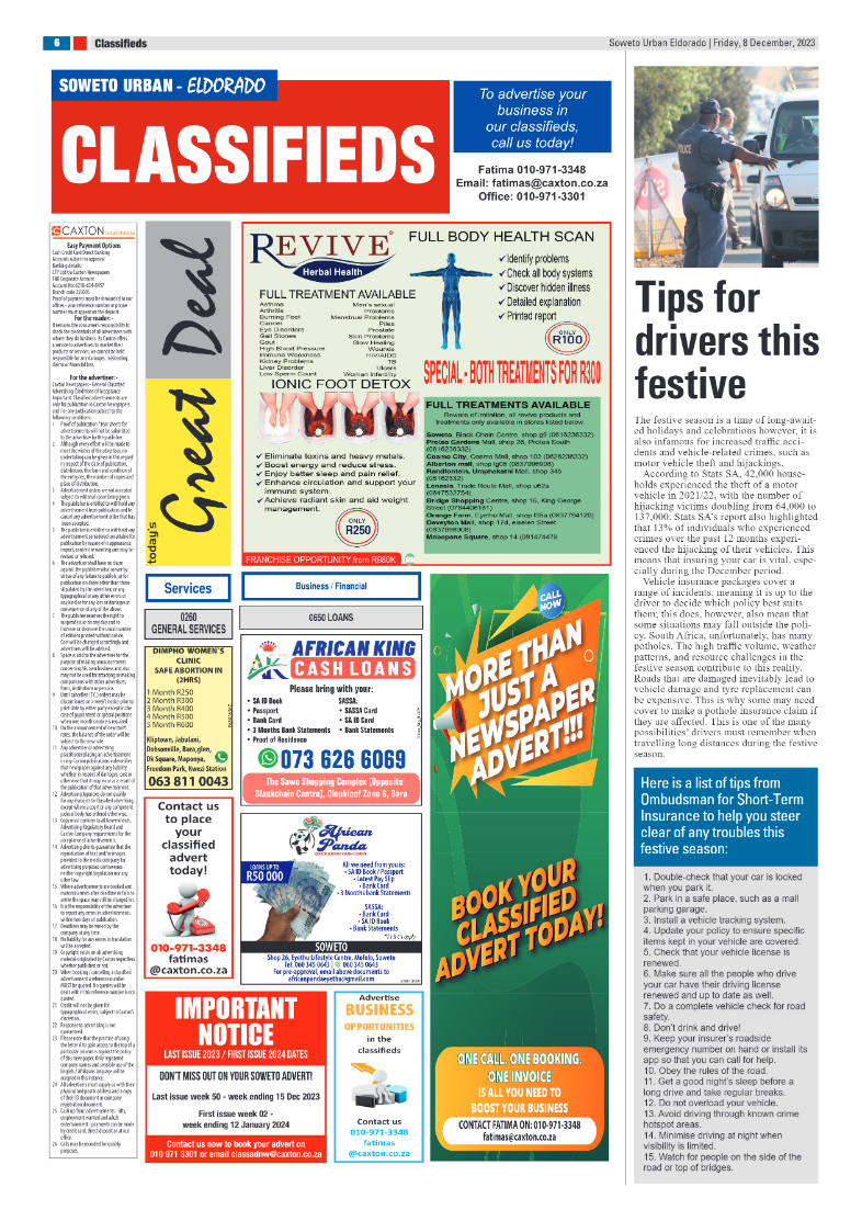 Eldorado: 08 December 2023 page 6