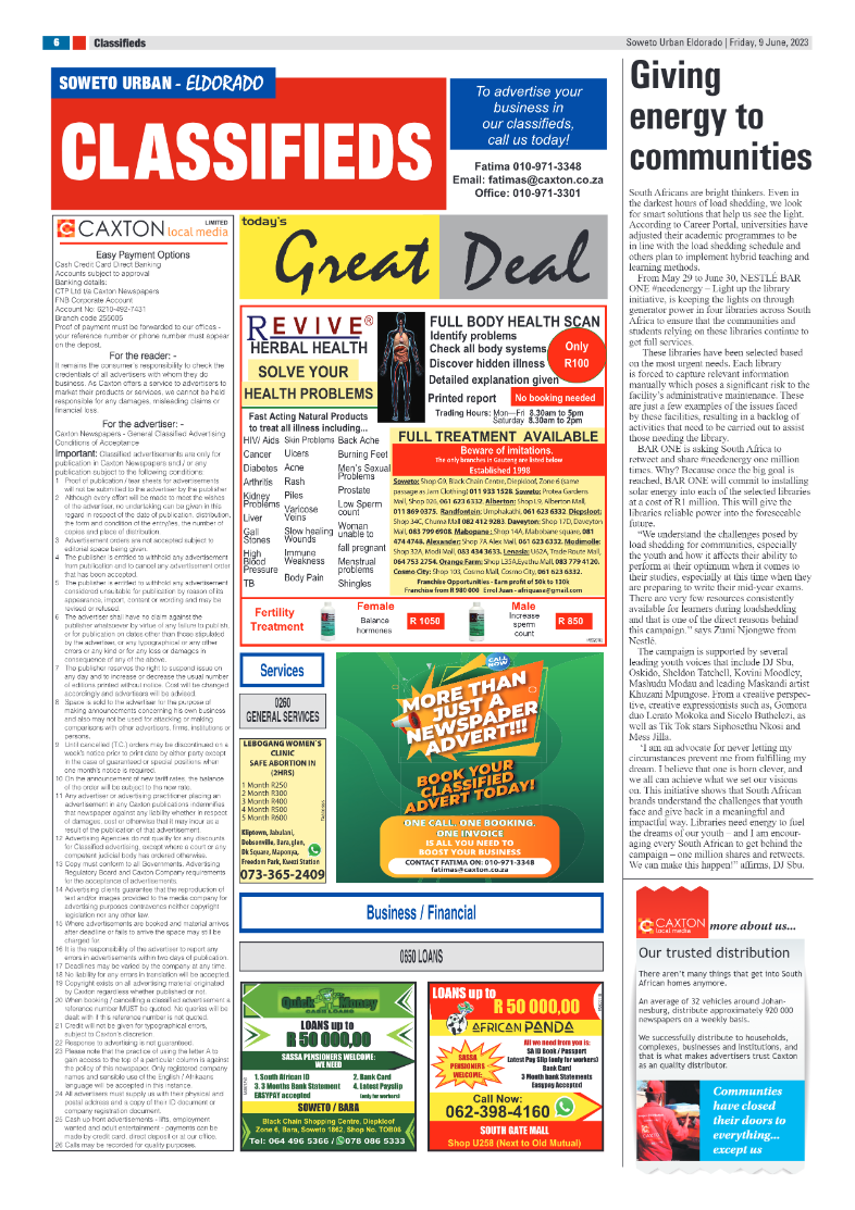 Eldorado: 09 June 2023 page 6
