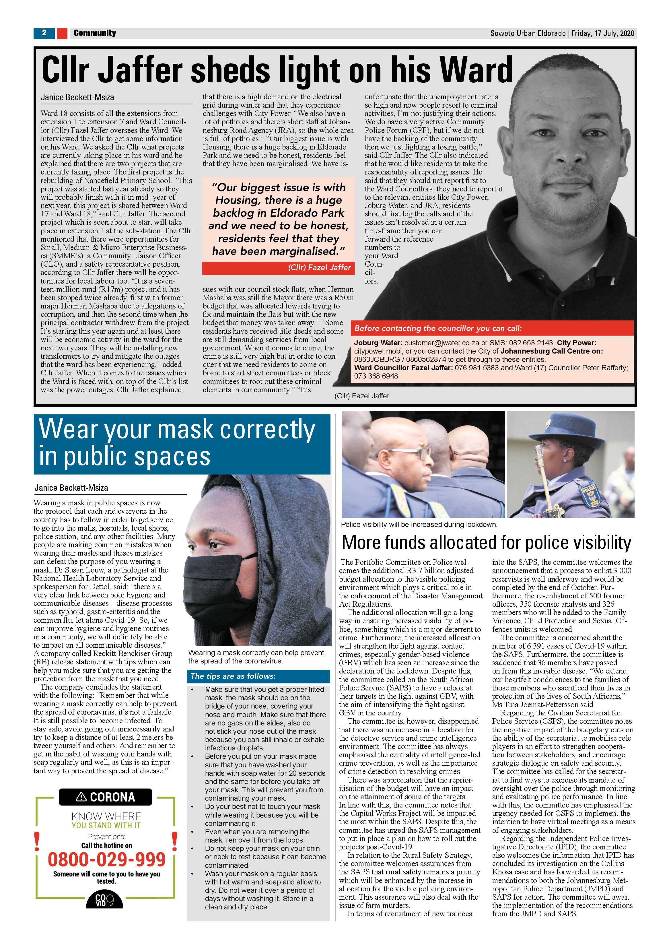 Eldos July 29, 2020 page 2