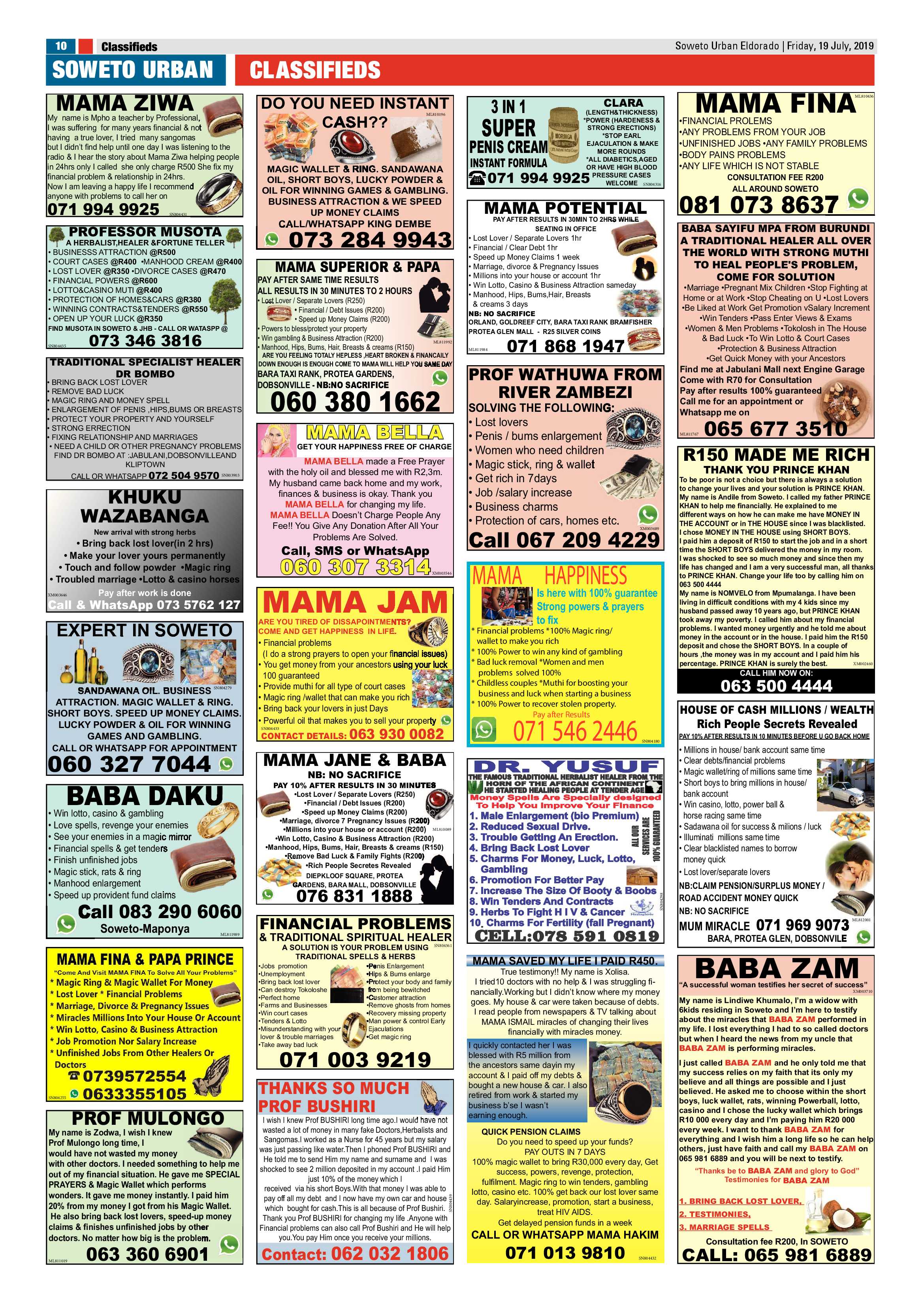 Eldorado News – July 19, 2019 page 10