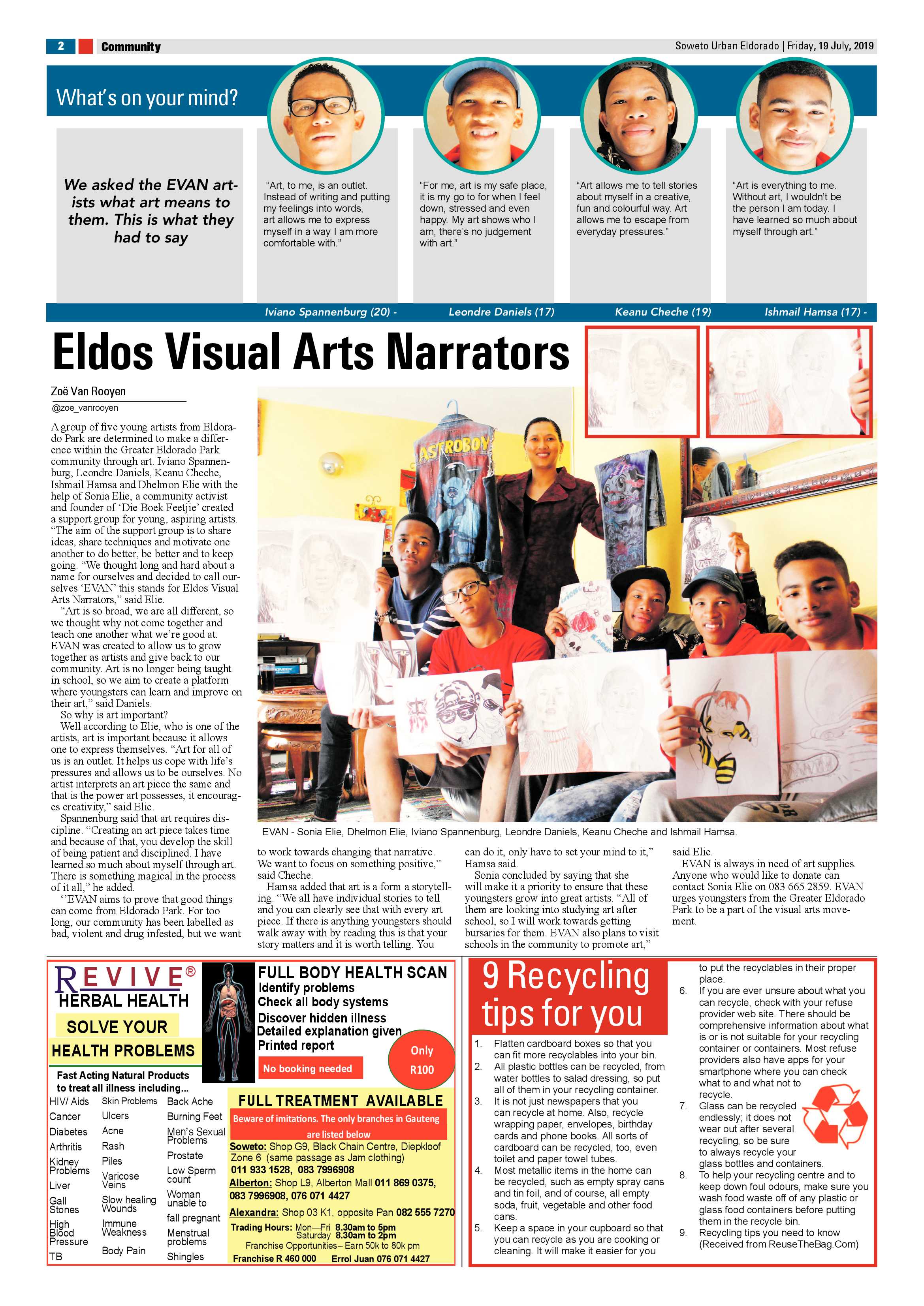 Eldorado News – July 19, 2019 page 2