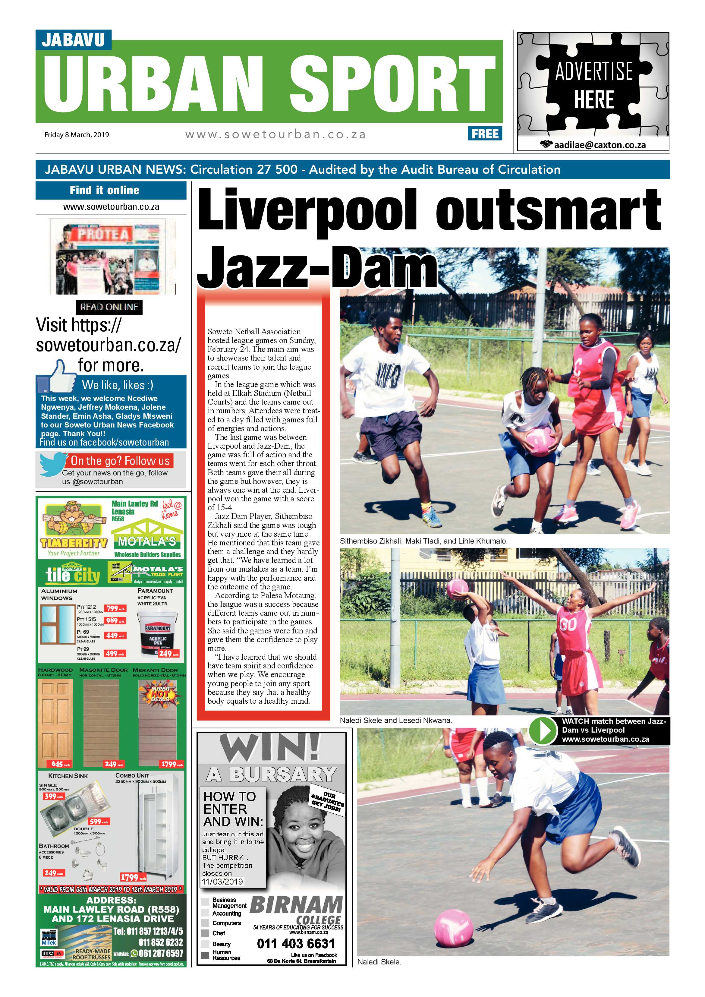 Jabavu News – March 8 , 2019 page 12