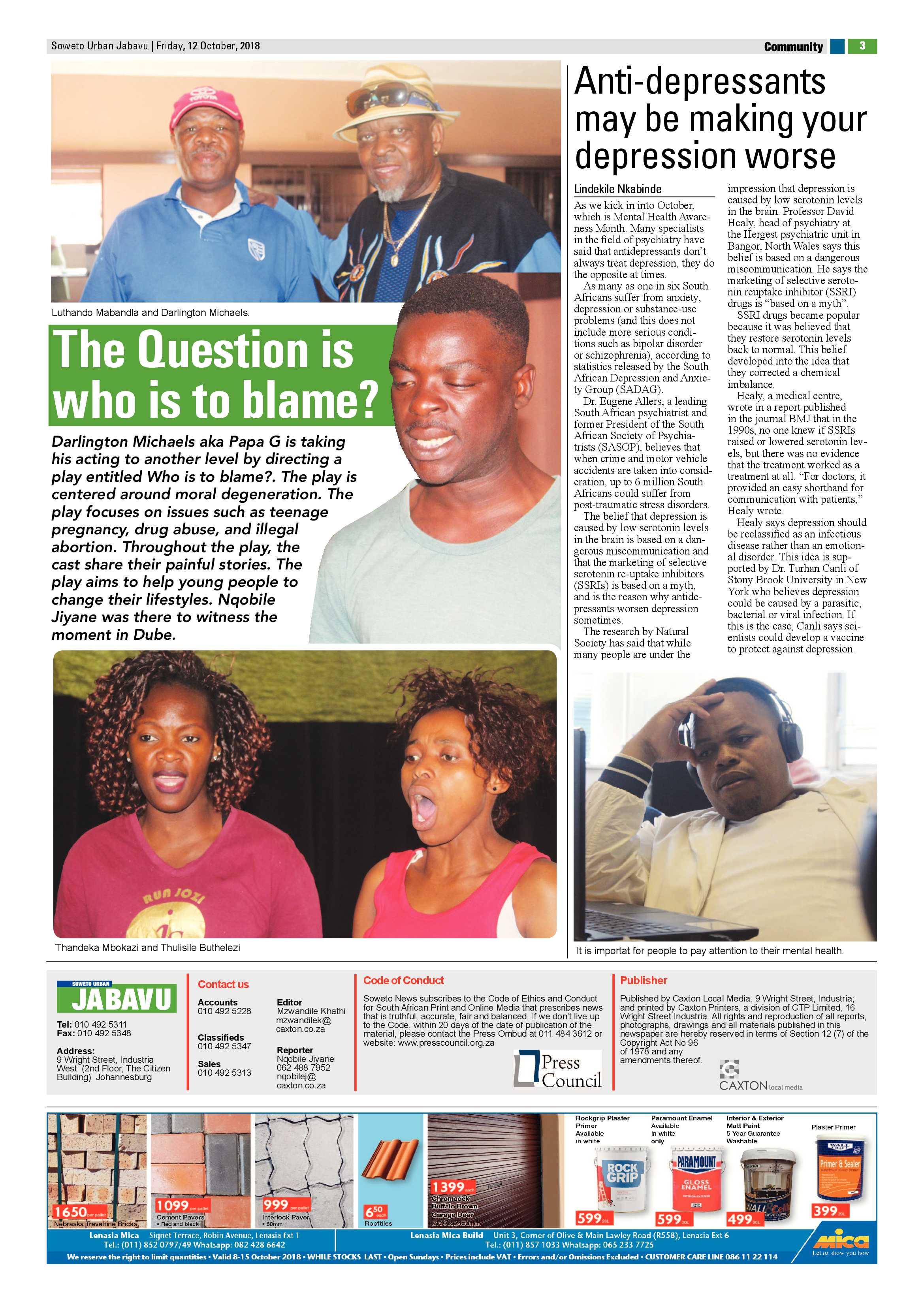 Jabavu – October 12, 2018 issue page 3