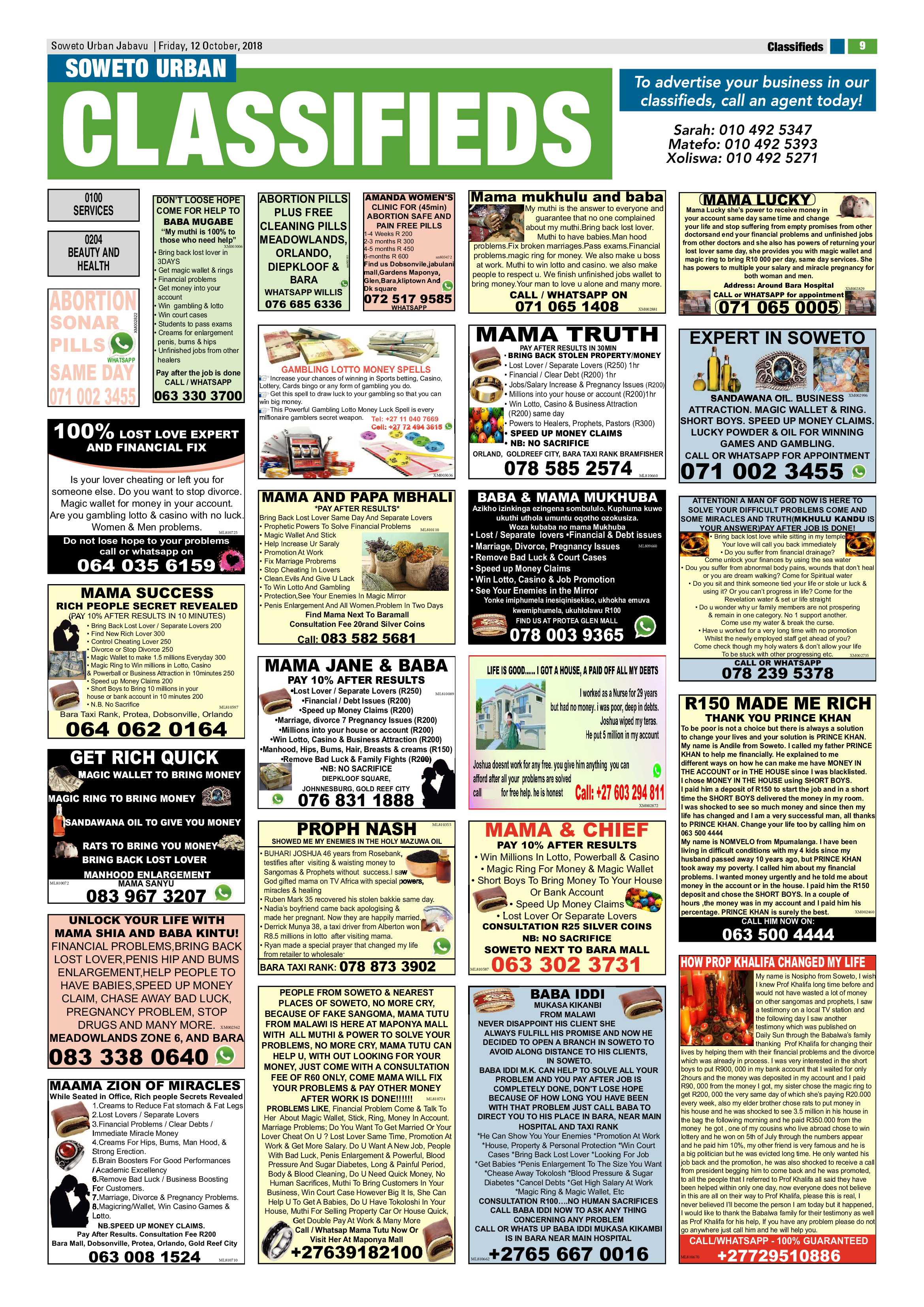 Jabavu – October 12, 2018 issue page 9